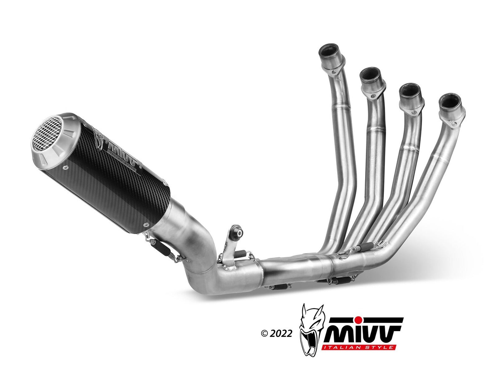 MIVV H.072 HONDA CBR 650 R ( 2019 / 23 ) Full System Exhaust "MK3" (carbon; not approved) – Accessories in the 2WheelsHero Motorcycle Aftermarket Accessories and Parts Online Shop