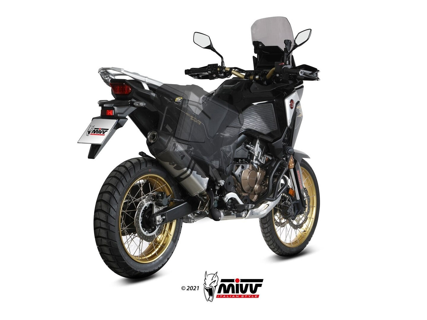 MIVV H.079 HONDA CRF 1100 L AFRICA TWIN ( 2020 / 23 ) Slip on Exhaust "Speed Edge" (stainless steel; approved) – Accessories in the 2WheelsHero Motorcycle Aftermarket Accessories and Parts Online Shop