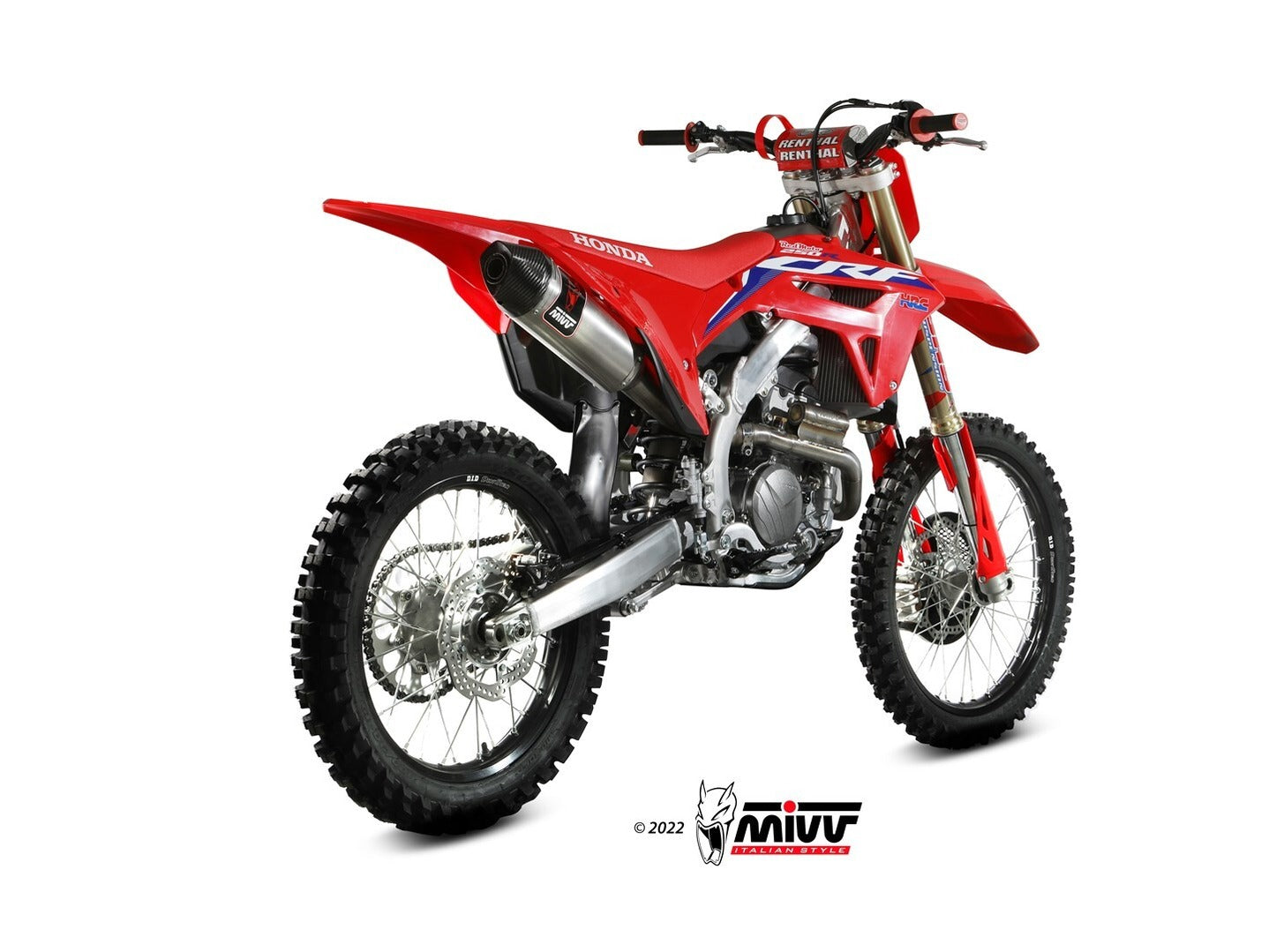 MIVV M.HO.035 HONDA CRF 250 R (2022+ ) Slip on Exhaust "STR-1" (stainless steel; approved) – Accessories in the 2WheelsHero Motorcycle Aftermarket Accessories and Parts Online Shop