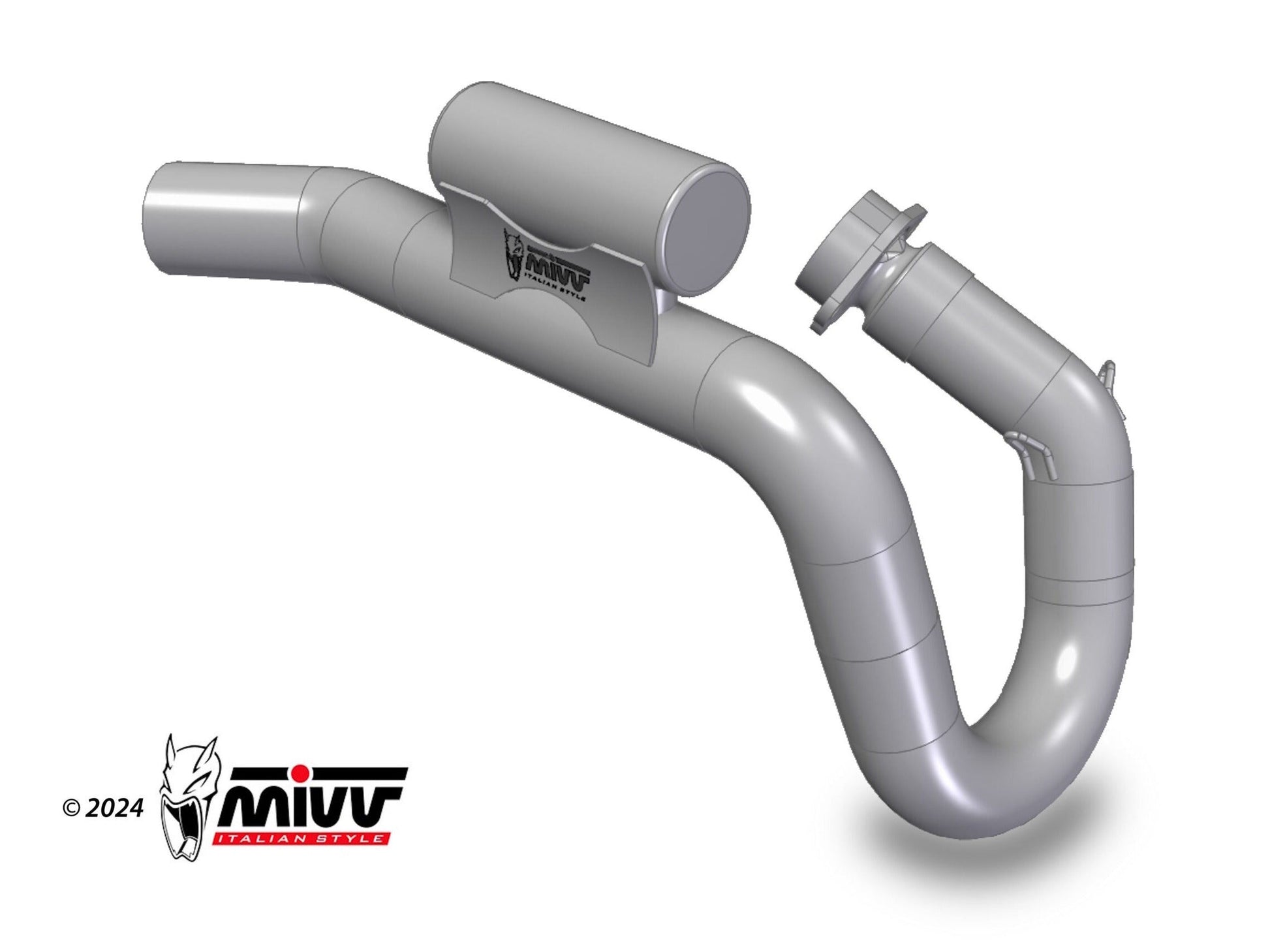 MIVV M.HO.034 HONDA CRF 450 R (2021+ ) Slip on Exhaust "STR-1" (titanium; approved) – Accessories in the 2WheelsHero Motorcycle Aftermarket Accessories and Parts Online Shop