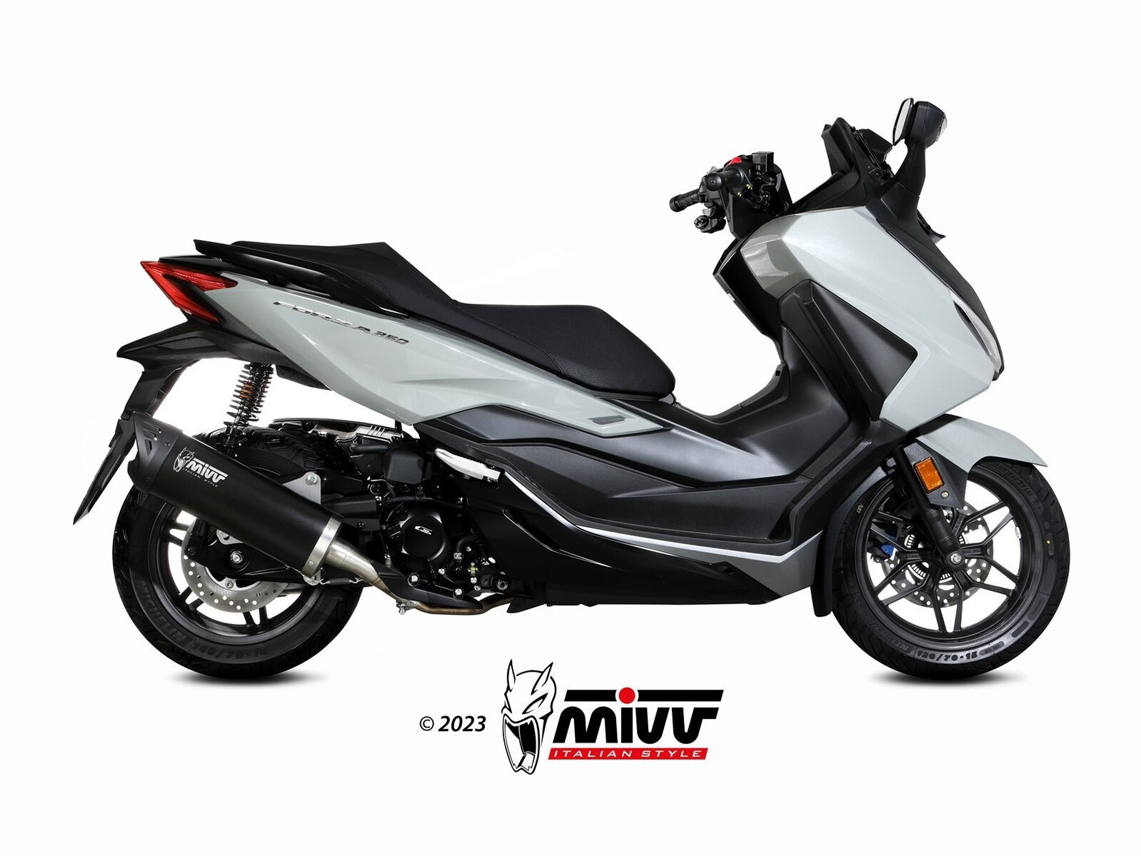 MIVV MV.HO.0004 HONDA Froza 350 ( 2022+ ) Slip-on Exhaust "Mover" (black; approved) – Accessories in the 2WheelsHero Motorcycle Aftermarket Accessories and Parts Online Shop
