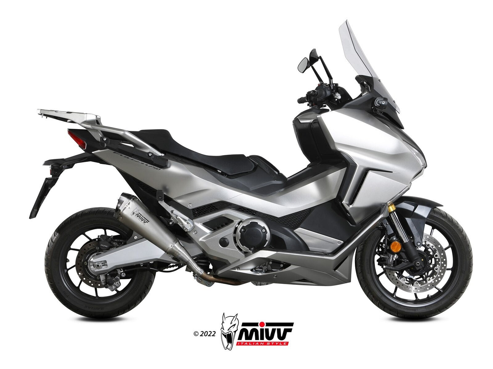 MIVV H.080 HONDA Froza 750 ( 2021+ ) Slip On Exhaust "Delta Race" (stainless steel; approved) – Accessories in the 2WheelsHero Motorcycle Aftermarket Accessories and Parts Online Shop