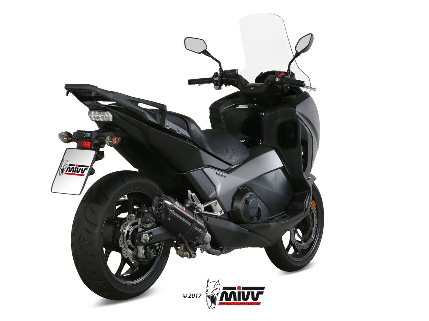 MIVV H.065 HONDA Integra 750 ( 2016 / 20 ) Slip on Exhaust "Suono" (black; approved) – Accessories in the 2WheelsHero Motorcycle Aftermarket Accessories and Parts Online Shop
