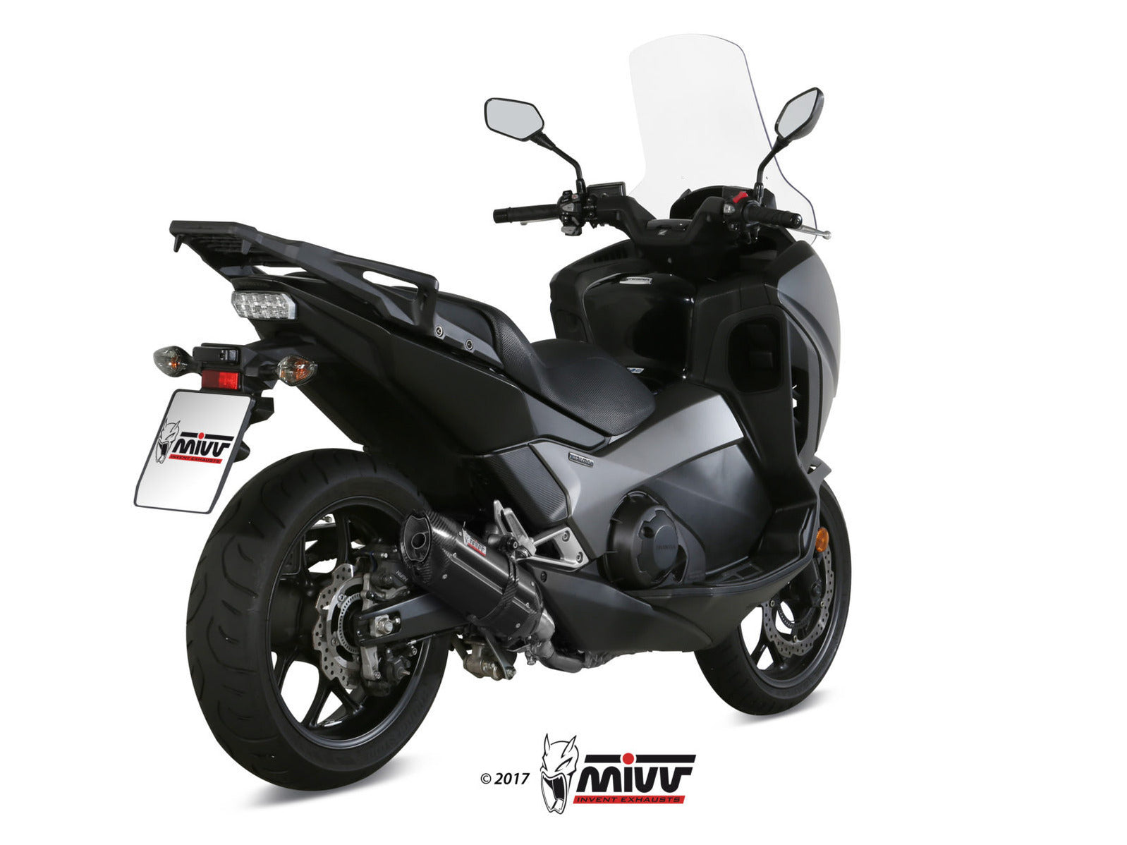 MIVV H.065 HONDA Integra 750 ( 2016 / 20 ) Slip on Exhaust "Suono" (black; approved) – Accessories in the 2WheelsHero Motorcycle Aftermarket Accessories and Parts Online Shop