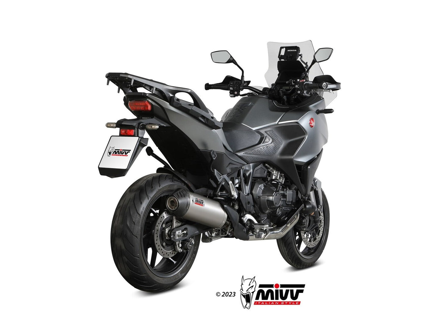 MIVV H.089 HONDA NT 1100 ( 2022+ ) Slip on Exhaust "Oval" (titanium + carbon cap; approved) – Accessories in the 2WheelsHero Motorcycle Aftermarket Accessories and Parts Online Shop