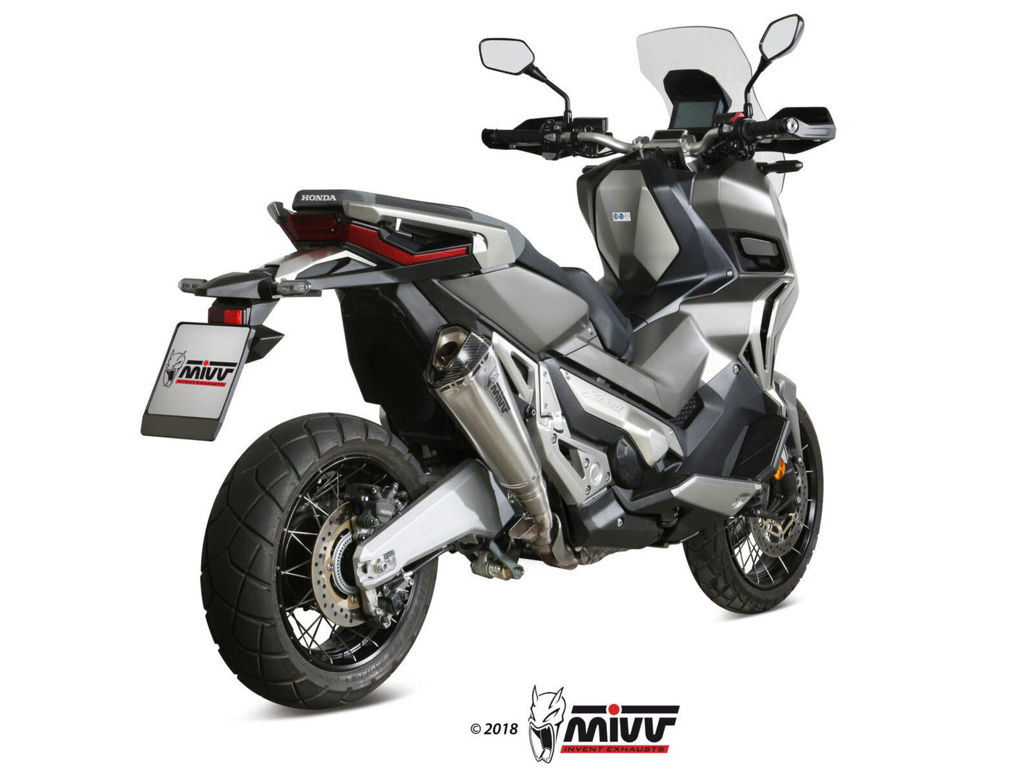 MIVV H.066 HONDA X-ADV 750 ( 2017+ ) Slip On Exhaust "Delta Race" (stainless steel; approved) – Accessories in the 2WheelsHero Motorcycle Aftermarket Accessories and Parts Online Shop