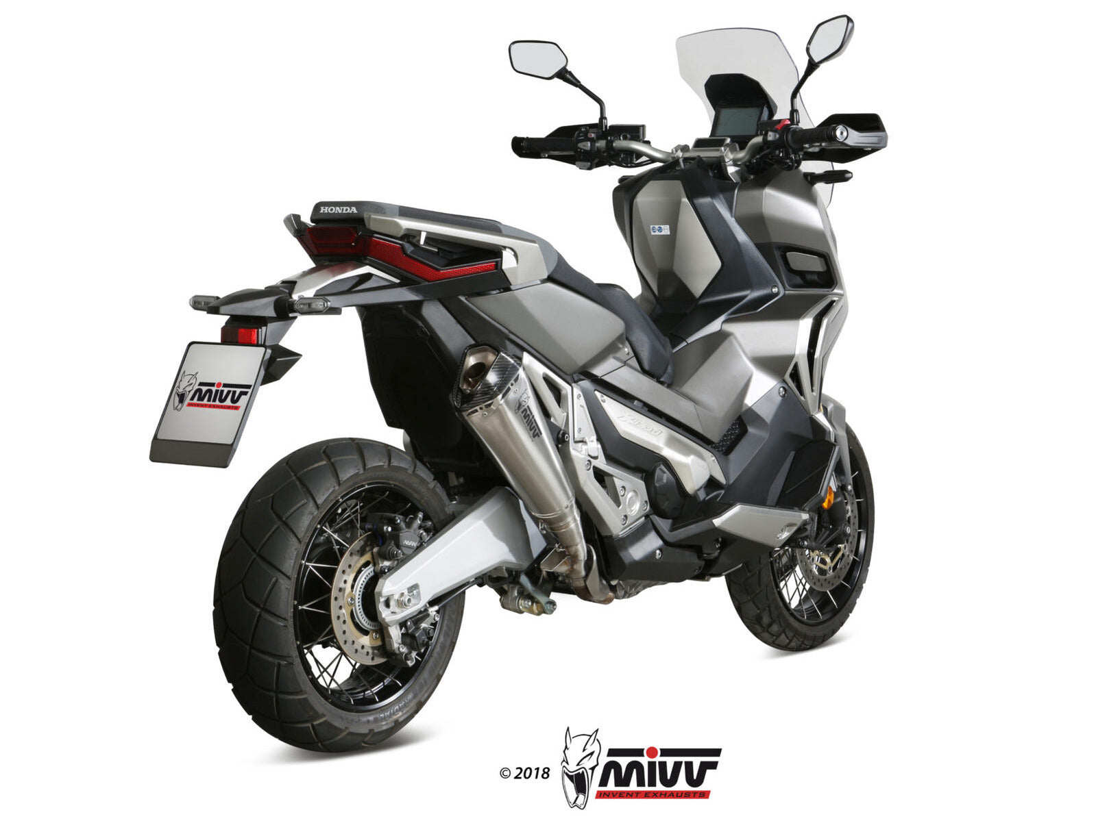 MIVV H.066 HONDA X-ADV 750 ( 2017+ ) Slip On Exhaust "Delta Race" (stainless steel; approved) – Accessories in the 2WheelsHero Motorcycle Aftermarket Accessories and Parts Online Shop