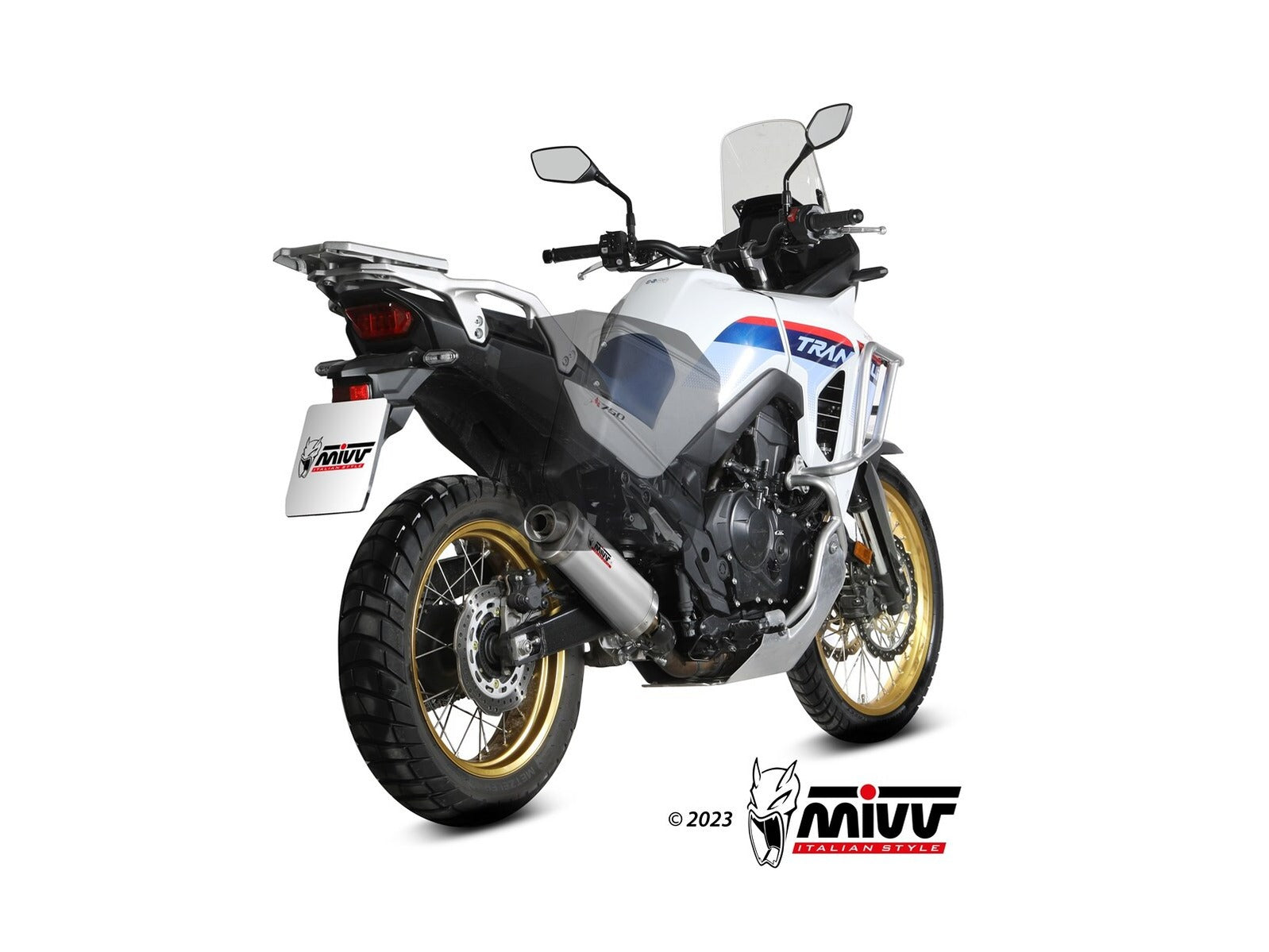 MIVV H.086 HONDA XL 750 Transalp ( 2023+ ) Slip On Exhaust "Oval" (stainless steel; approved) – Accessories in the 2WheelsHero Motorcycle Aftermarket Accessories and Parts Online Shop