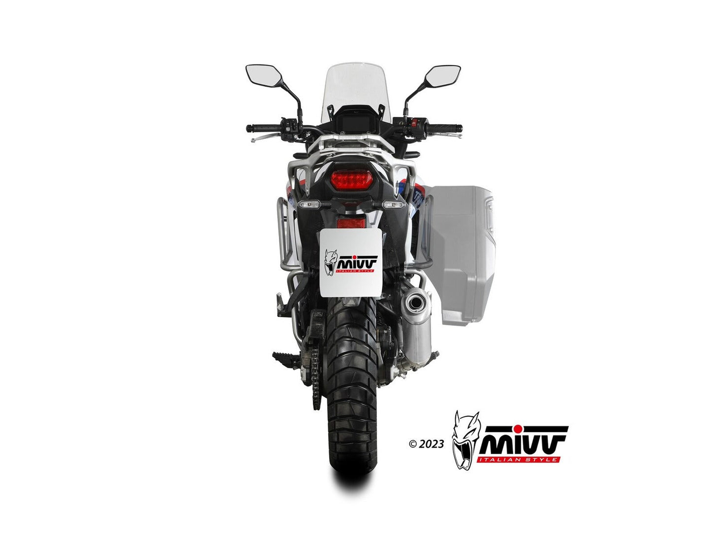 MIVV H.086 HONDA XL 750 Transalp ( 2023+ ) Slip On Exhaust "Oval" (stainless steel; approved) – Accessories in the 2WheelsHero Motorcycle Aftermarket Accessories and Parts Online Shop