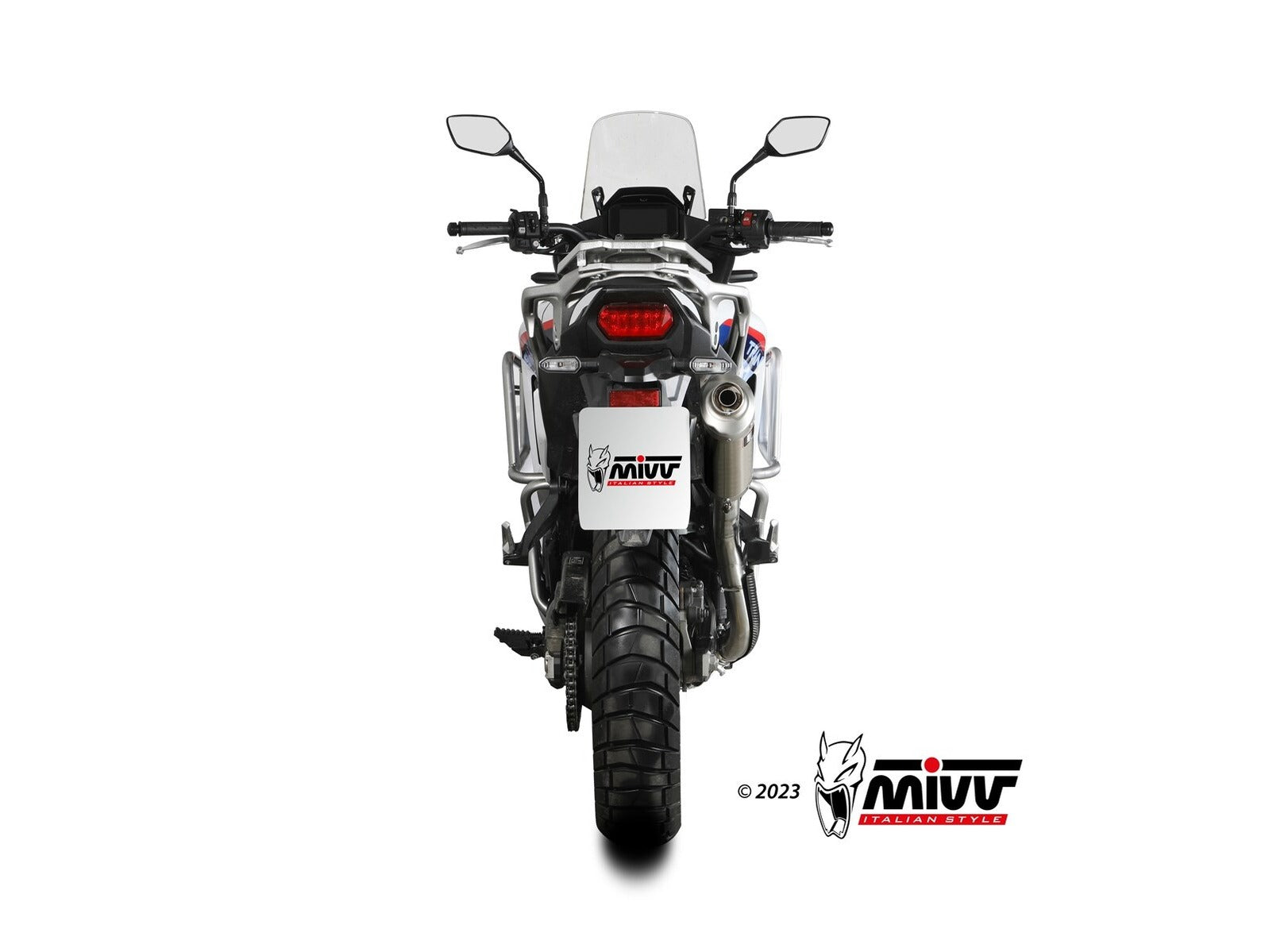 MIVV H.087 HONDA XL 750 Transalp ( 2023+ ) Slip On High Exhaust "Dakar" (stainless steel; approved) – Accessories in the 2WheelsHero Motorcycle Aftermarket Accessories and Parts Online Shop