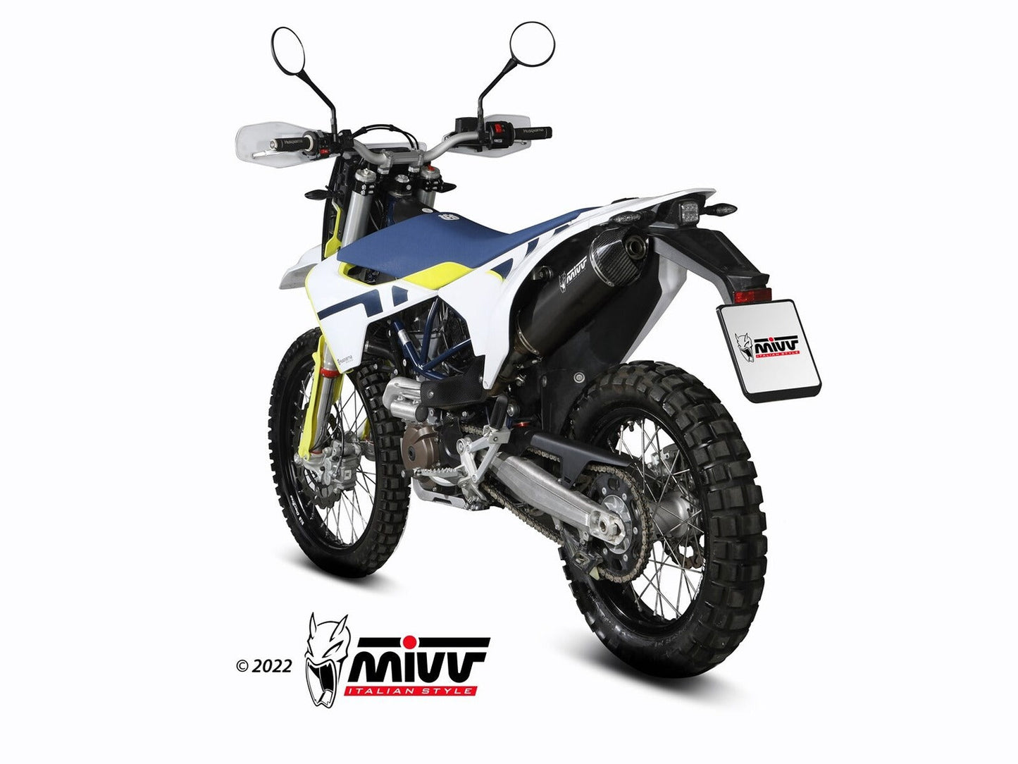 MIVV M.HU.010 HUSQVARNA 701 ENDURO / SUPERMOTO ( 2021+ ) Slip on Exhaust "STR-1" (black; approved) – Accessories in the 2WheelsHero Motorcycle Aftermarket Accessories and Parts Online Shop
