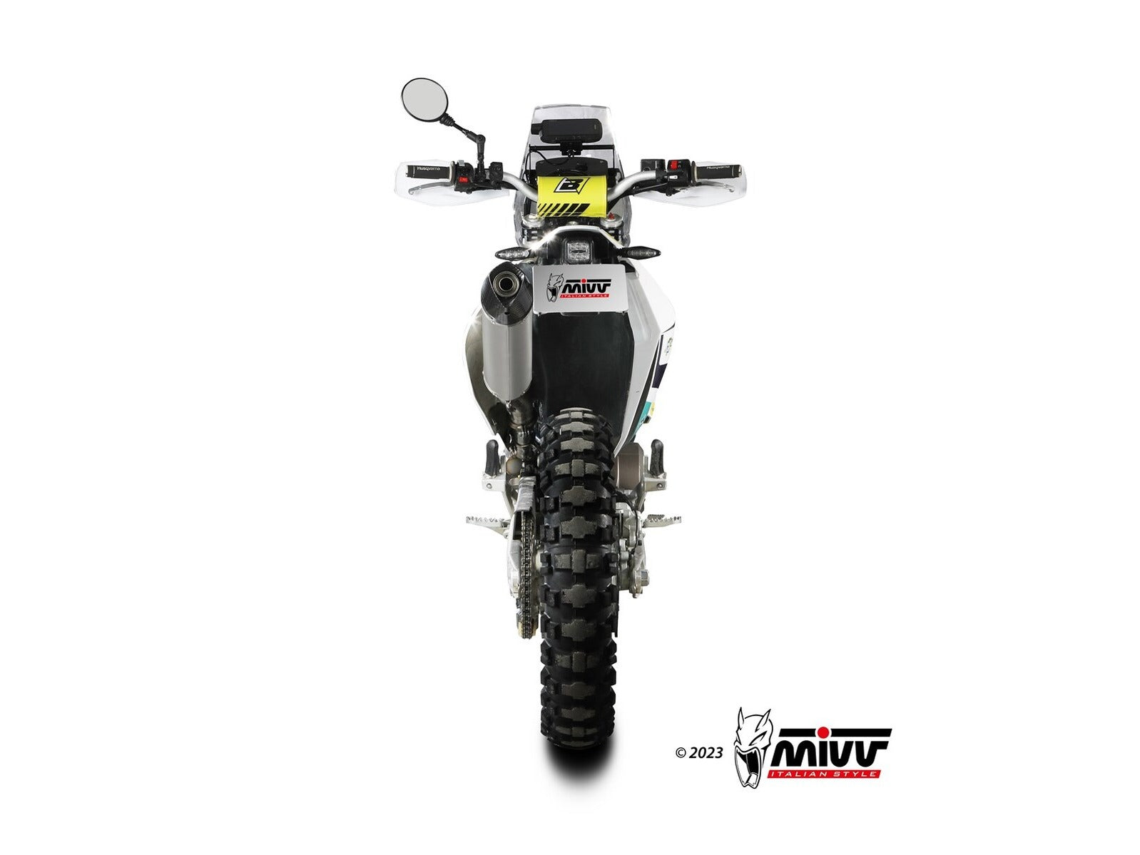 MIVV M.HU.010 HUSQVARNA 701 ENDURO / SUPERMOTO ( 2021+ ) Slip on Exhaust "STR-1" (titanium; approved) – Accessories in the 2WheelsHero Motorcycle Aftermarket Accessories and Parts Online Shop