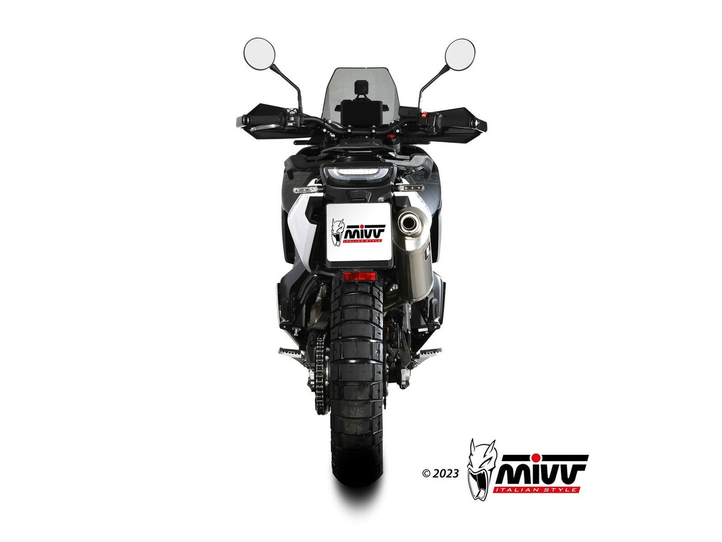 MIVV HU.002 HUSQVARNA NORDEN 901 ( 2022+ ) Slip on Exhaust "DAKAR" (stainless steel; approved) – Accessories in the 2WheelsHero Motorcycle Aftermarket Accessories and Parts Online Shop