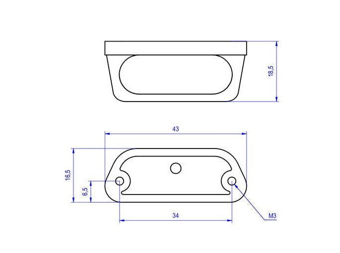 ID026 - CNC RACING Universal LED License Plate Light Mini (approved) – Accessories in the Motodeal Motorcycle Aftermarket Accessories and Parts Online Shop