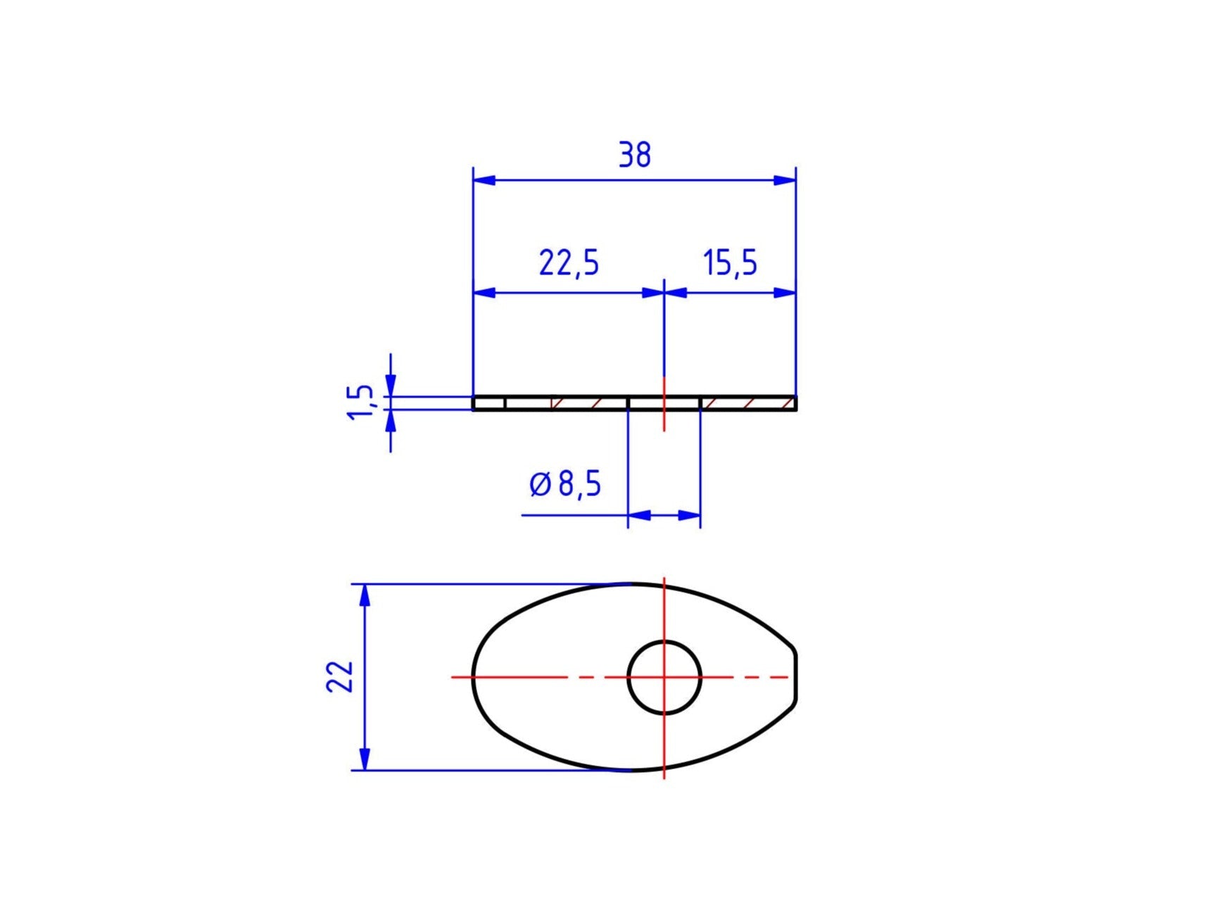 IDA06 - CNC RACING MV Agusta Turn Indicator Mounting Adapters – Accessories in the Motodeal Motorcycle Aftermarket Accessories and Parts Online Shop