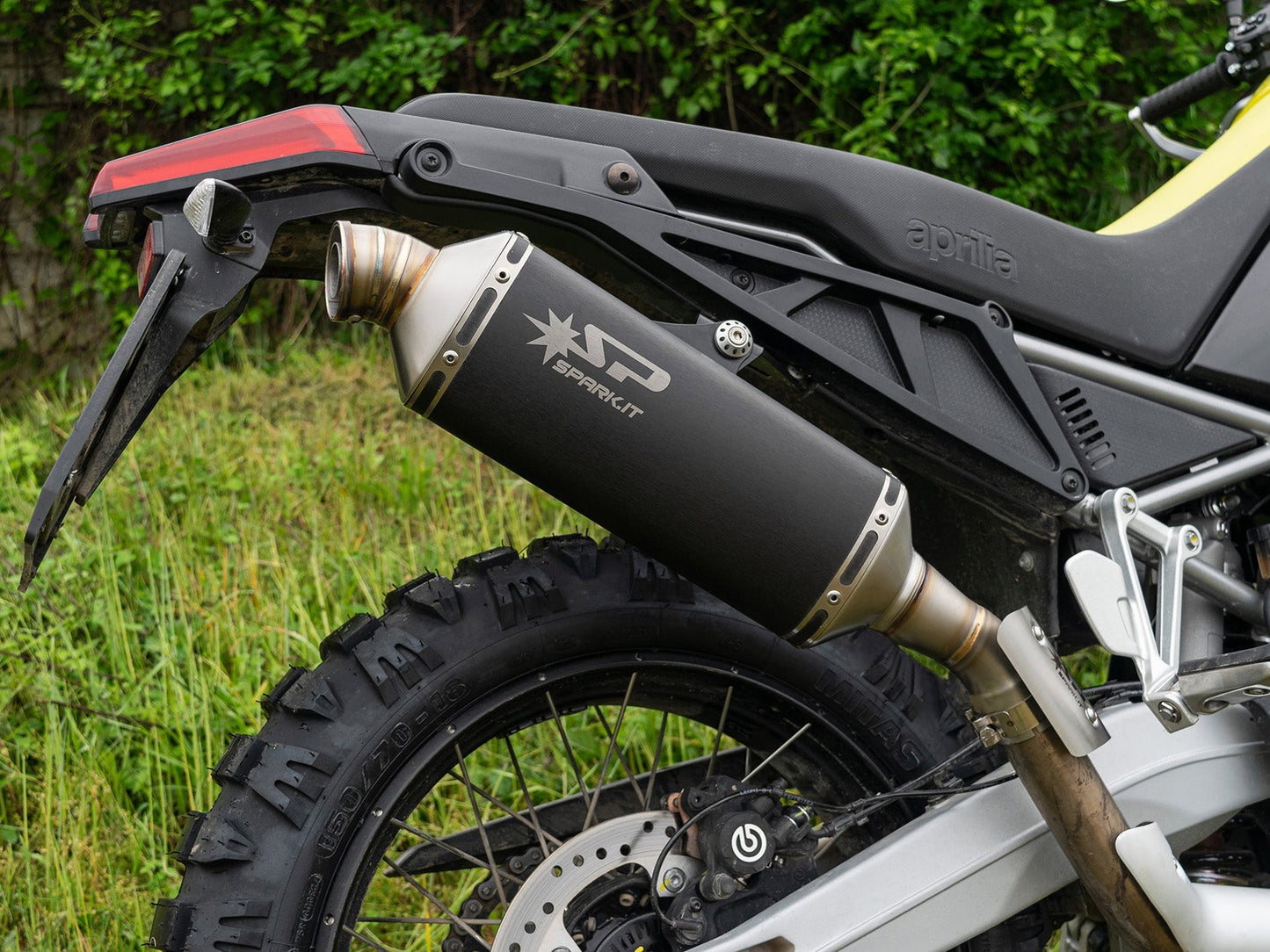 SPARK GAP0501 Aprilia Tuareg 660 (2022+) Slip-on Exhaust "Dakar" (EU homologated)