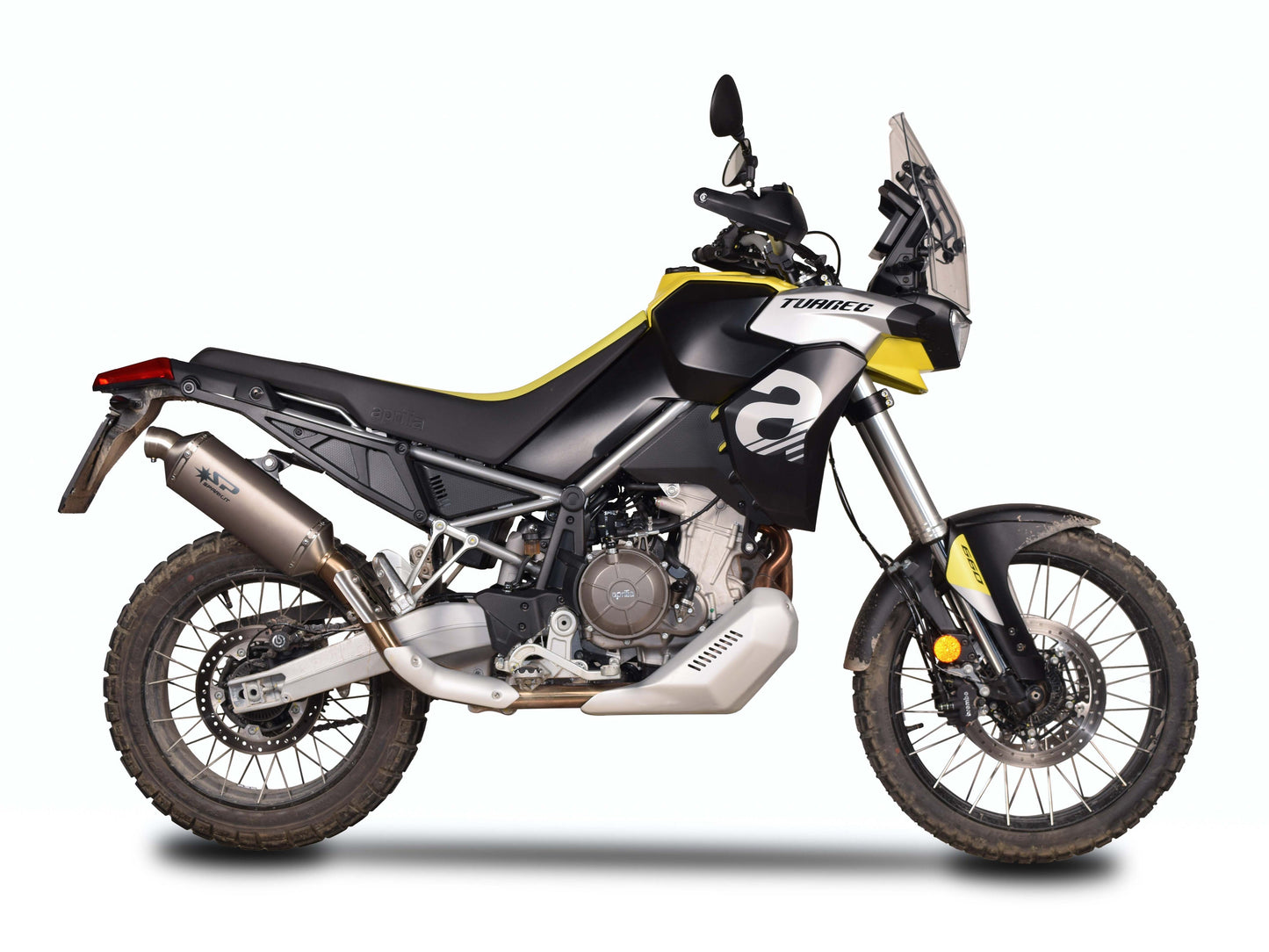 SPARK GAP0501 Aprilia Tuareg 660 (2022+) Slip-on Exhaust "Dakar" (EU homologated)