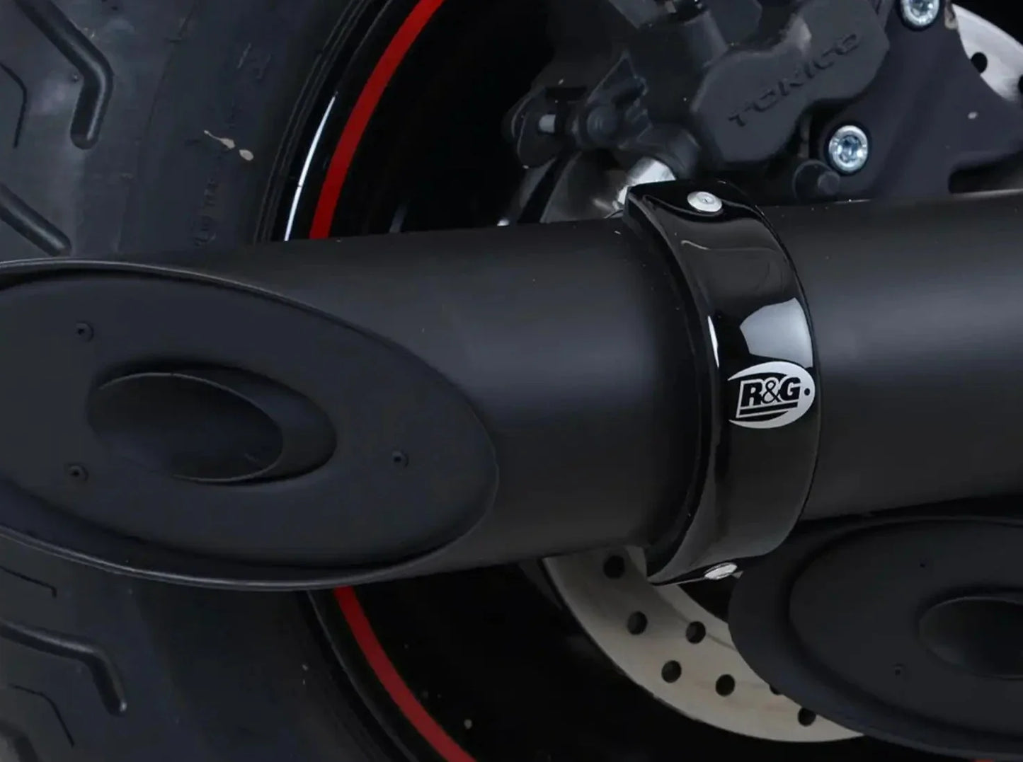 EP0013 - R&G RACING Round Exhaust Protector (arrow exhaust) – Accessories in the 2WheelsHero Motorcycle Aftermarket Accessories and Parts Online Shop