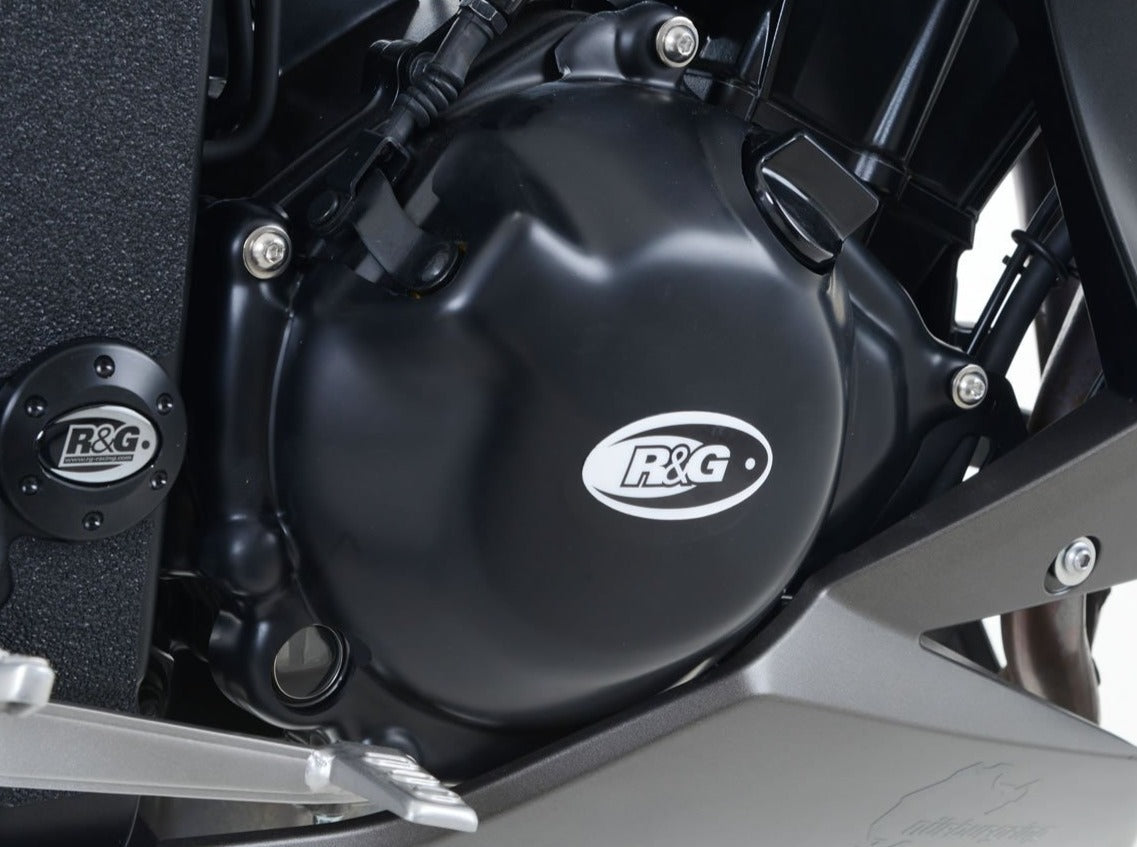 KEC0048 - R&G RACING Kawasaki Z250 / Z300 (13/18) Engine Covers Protection Kit (2 pcs) – Accessories in the 2WheelsHero Motorcycle Aftermarket Accessories and Parts Online Shop