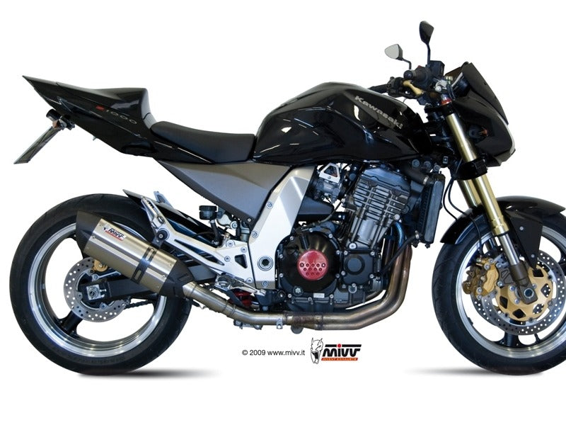 MIVV K.010 KAWASAKI Z 1000 ( 2003 / 06 ) Dual Slip On Exhaust "Suono" (stainless steel; approved) – Accessories in the 2WheelsHero Motorcycle Aftermarket Accessories and Parts Online Shop