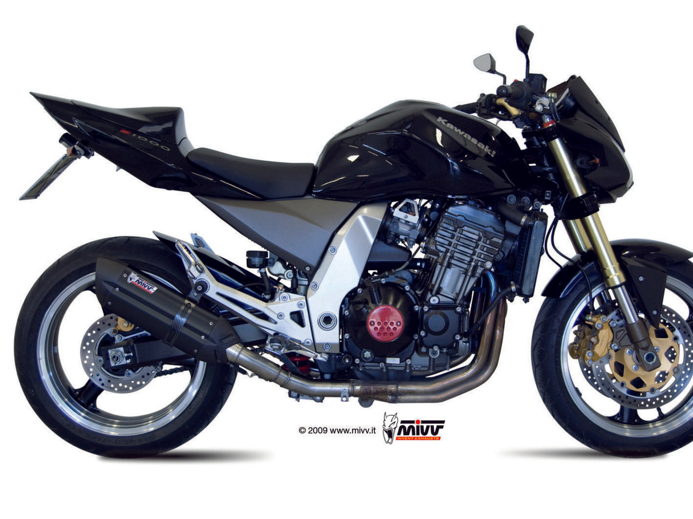 MIVV K.010 KAWASAKI Z 1000 ( 2003 / 06 ) Dual Slip On Exhaust "Suono" (black; approved) – Accessories in the 2WheelsHero Motorcycle Aftermarket Accessories and Parts Online Shop