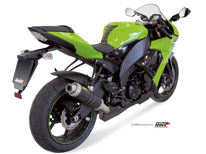 MIVV K.021 KAWASAKI ZX-10 R / RR / SE ( 2008 / 10 ) Slip On Exhaust "GP" (carbon; approved) – Accessories in the 2WheelsHero Motorcycle Aftermarket Accessories and Parts Online Shop