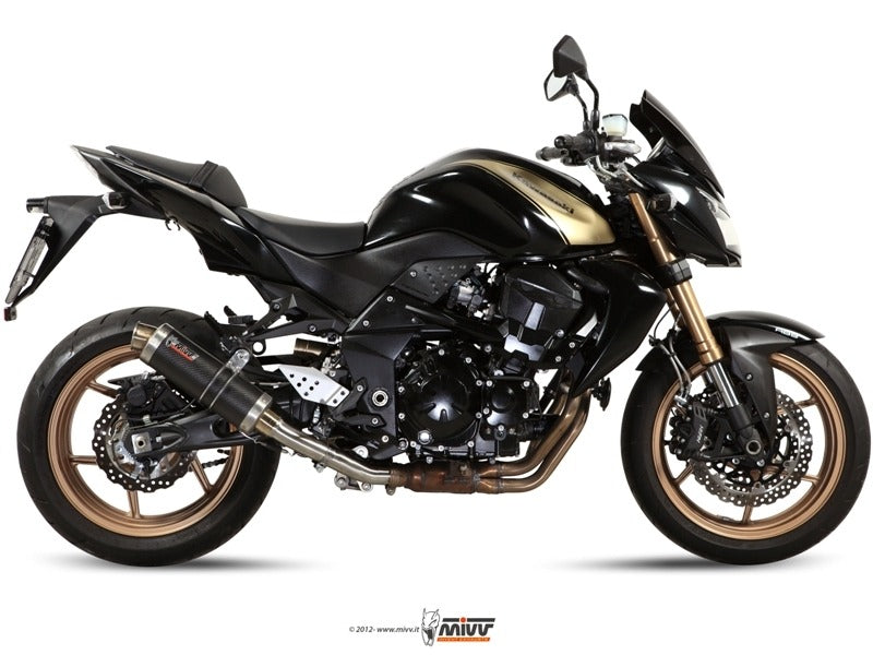 MIVV K.028 KAWASAKI Z 750 R ( 2011 / 14 ) Slip On Exhaust "GP" (carbon; approved) – Accessories in the 2WheelsHero Motorcycle Aftermarket Accessories and Parts Online Shop