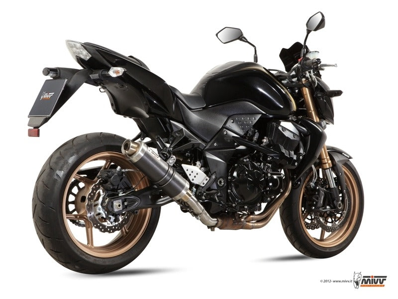 MIVV K.028 KAWASAKI Z 750 R ( 2011 / 14 ) Slip On Exhaust "GP" (carbon; approved) – Accessories in the 2WheelsHero Motorcycle Aftermarket Accessories and Parts Online Shop