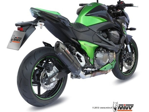 MIVV K.032 KAWASAKI Z 800 ( 2013 / 16 ) Slip On Exhaust "Suono" (black; approved) – Accessories in the 2WheelsHero Motorcycle Aftermarket Accessories and Parts Online Shop