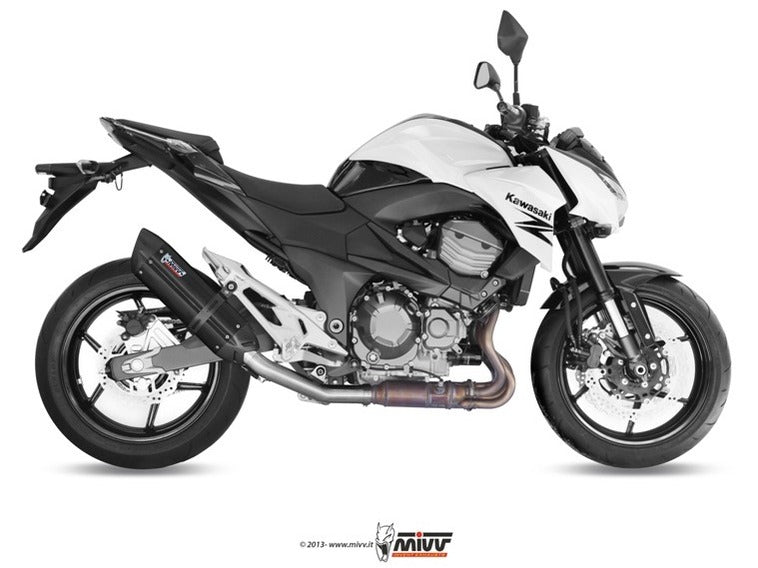MIVV K.035 KAWASAKI Z 800 E ( 2013 / 16 ) Slip On Exhaust "Suono" (black; approved) – Accessories in the 2WheelsHero Motorcycle Aftermarket Accessories and Parts Online Shop