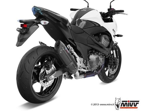 MIVV K.035 KAWASAKI Z 800 E ( 2013 / 16 ) Slip On Exhaust "Suono" (black; approved) – Accessories in the 2WheelsHero Motorcycle Aftermarket Accessories and Parts Online Shop
