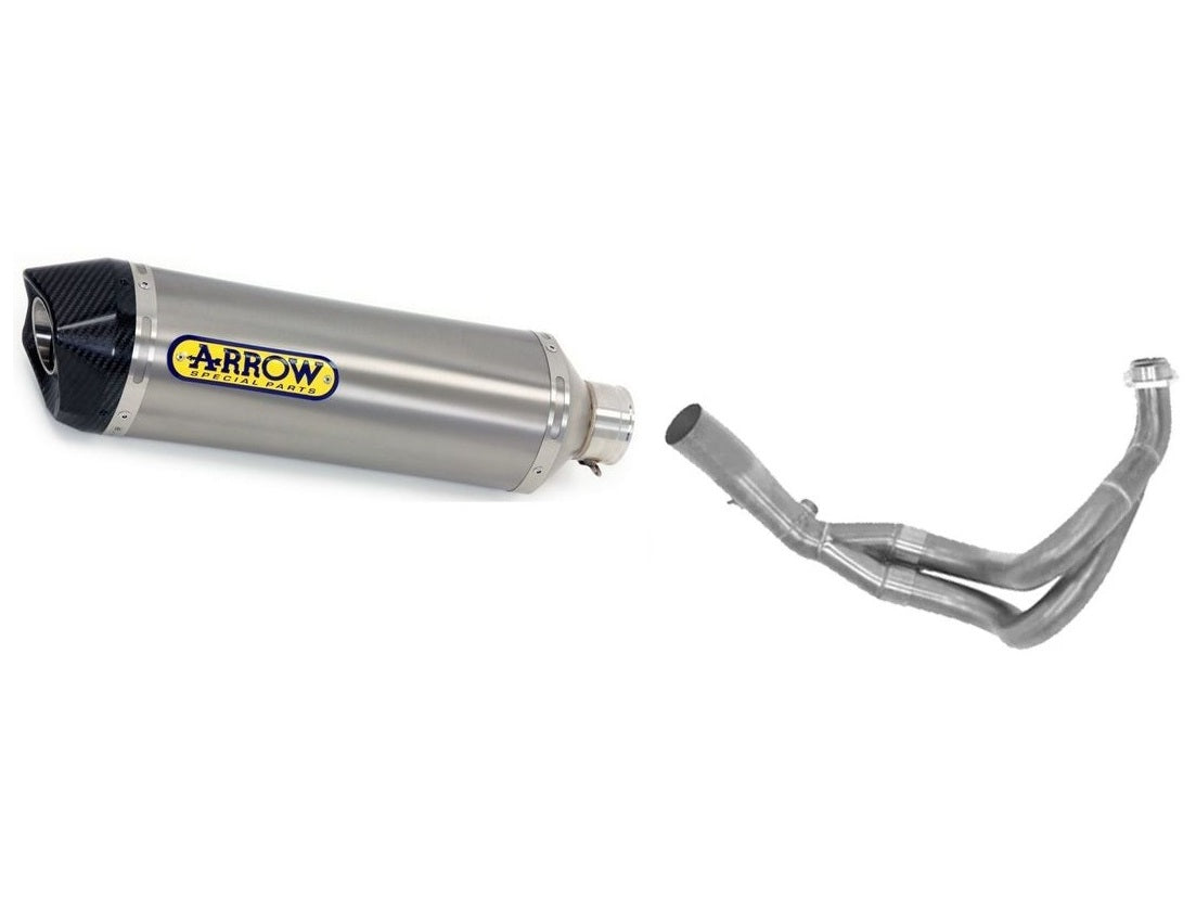 ARROW 71459KZ+71854PK Kawasaki Versys 650 (2017+) Titanium Full Exhaust System "Competition Evo Race-Tech" – Accessories in the 2WheelsHero Motorcycle Aftermarket Accessories and Parts Online Shop