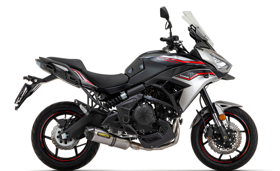 ARROW 71459KZ+71854AK Kawasaki Versys 650 (2017+) Aluminum Full Exhaust System "Competition Evo Race-Tech" – Accessories in the 2WheelsHero Motorcycle Aftermarket Accessories and Parts Online Shop