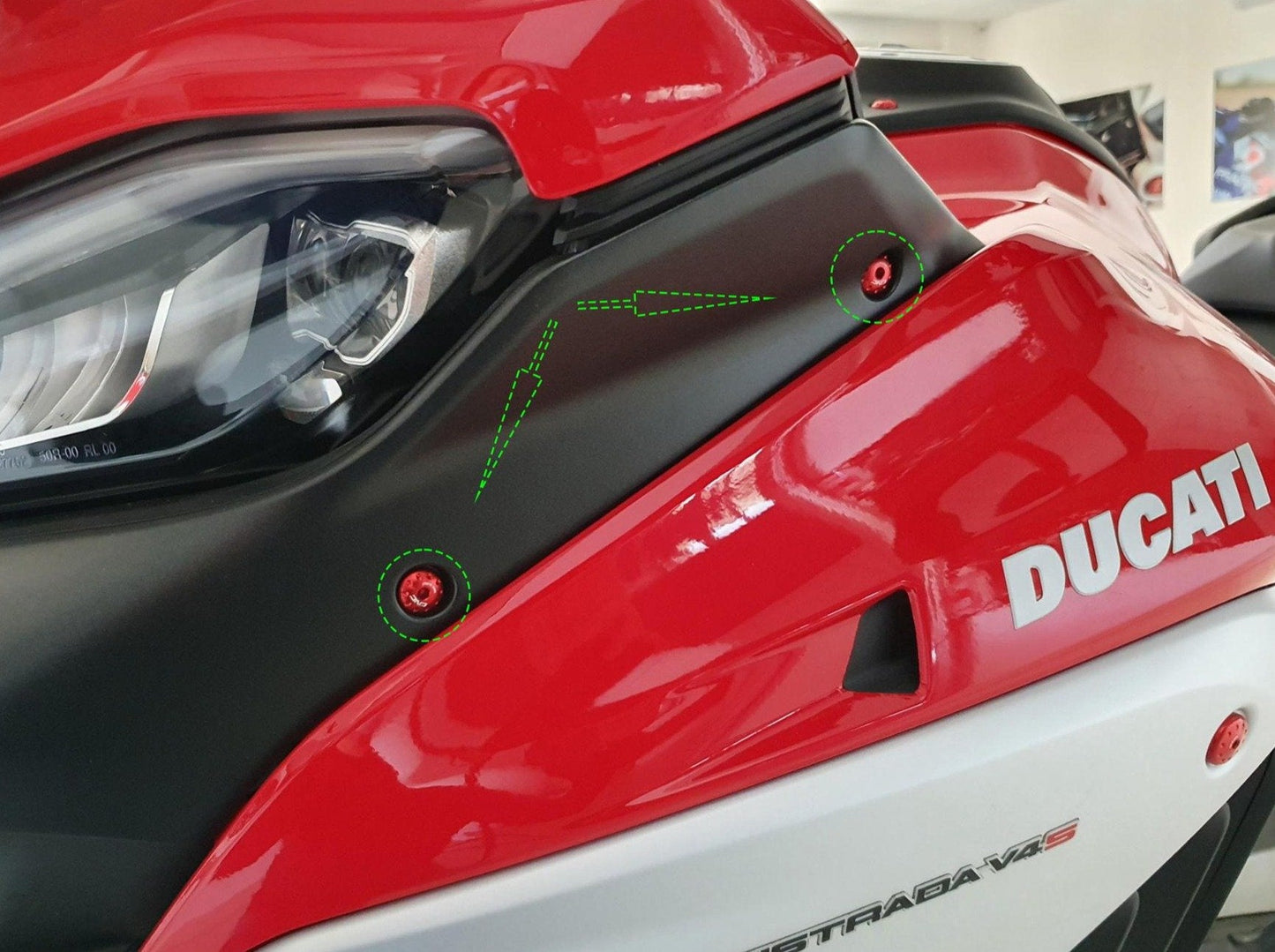 KV302 - CNC RACING Ducati Multistrada V4 Air Conveyor Cover Screws – Accessories in the Motodeal Motorcycle Aftermarket Accessories and Parts Online Shop