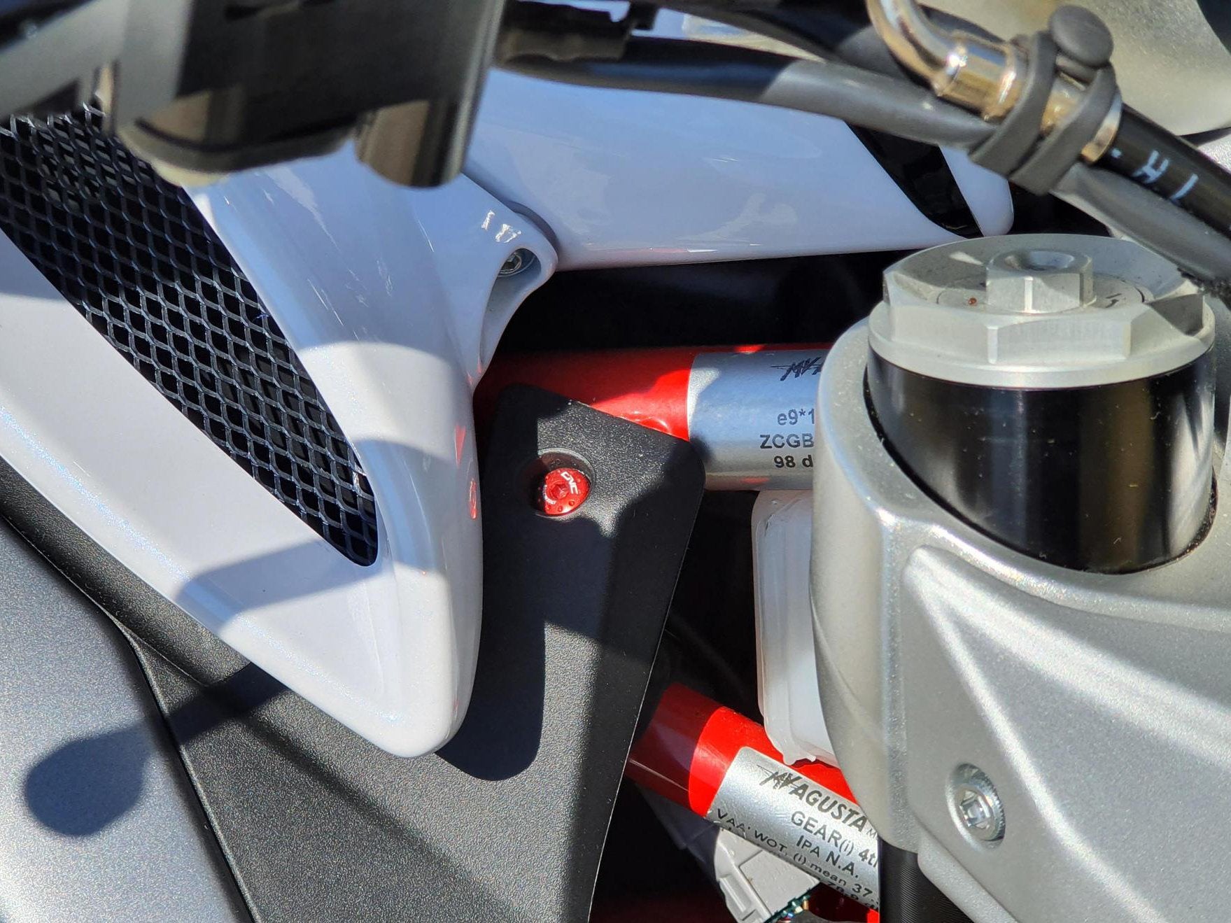 KV316 - CNC RACING MV Agusta Brutale / Dragster Side Fairing Panels Screws – Accessories in the Motodeal Motorcycle Aftermarket Accessories and Parts Online Shop