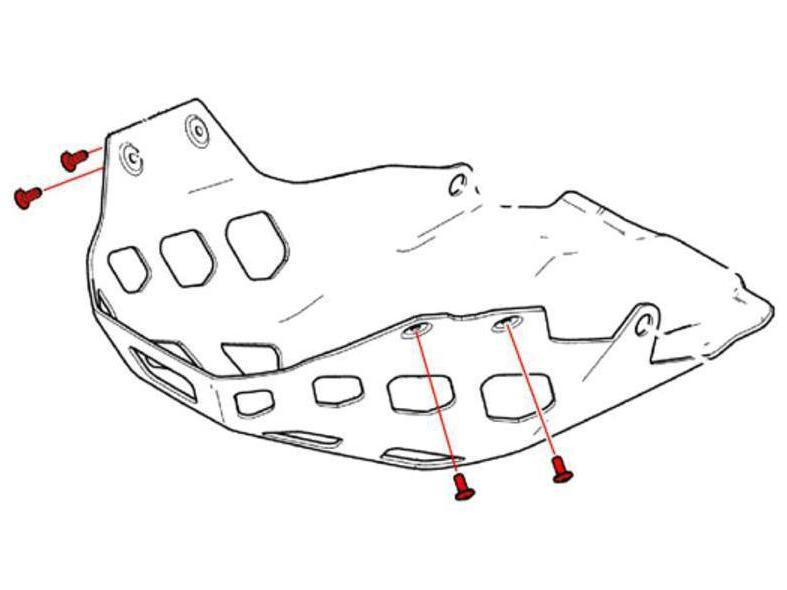 KV320 - CNC RACING Ducati Multistrada Enduro Engine Guard Screws – Accessories in the Motodeal Motorcycle Aftermarket Accessories and Parts Online Shop