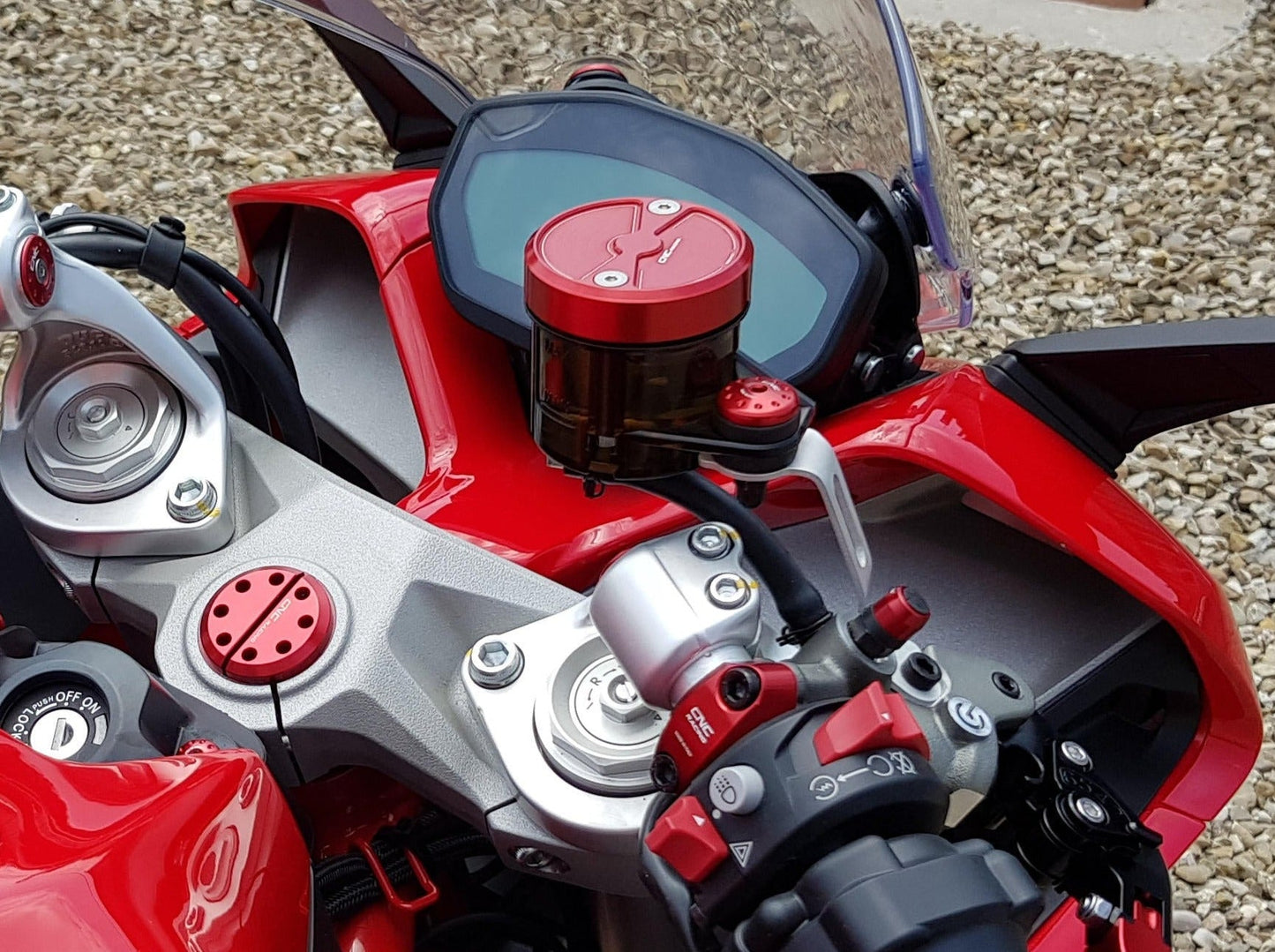 KV328 - CNC RACING Ducati / MV Agusta Front Fluid Tank Screw – Accessories in the Motodeal Motorcycle Aftermarket Accessories and Parts Online Shop