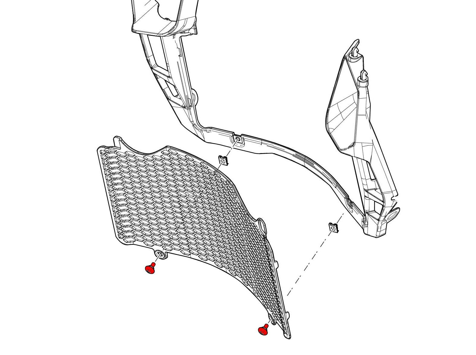 KV343 - CNC RACING Ducati DesertX (2022+) Radiator Guard Screws – Accessories in the Motodeal Motorcycle Aftermarket Accessories and Parts Online Shop