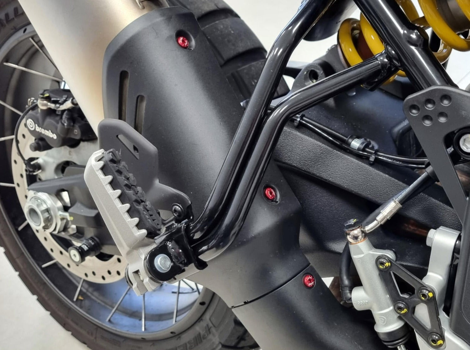 KV398 - CNC RACING Ducati DesertX (2022+) Exhaust Silencer Heat Guard Screws – Accessories in the Motodeal Motorcycle Aftermarket Accessories and Parts Online Shop