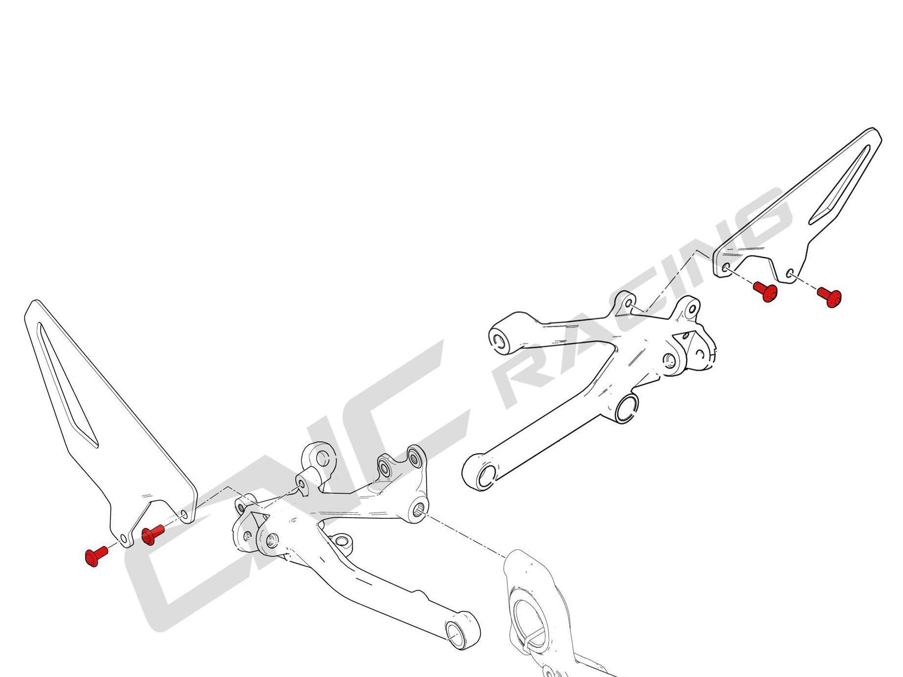 KV398 - CNC RACING Ducati Panigale (12/19) Heel Guard Screws – Accessories in the Motodeal Motorcycle Aftermarket Accessories and Parts Online Shop