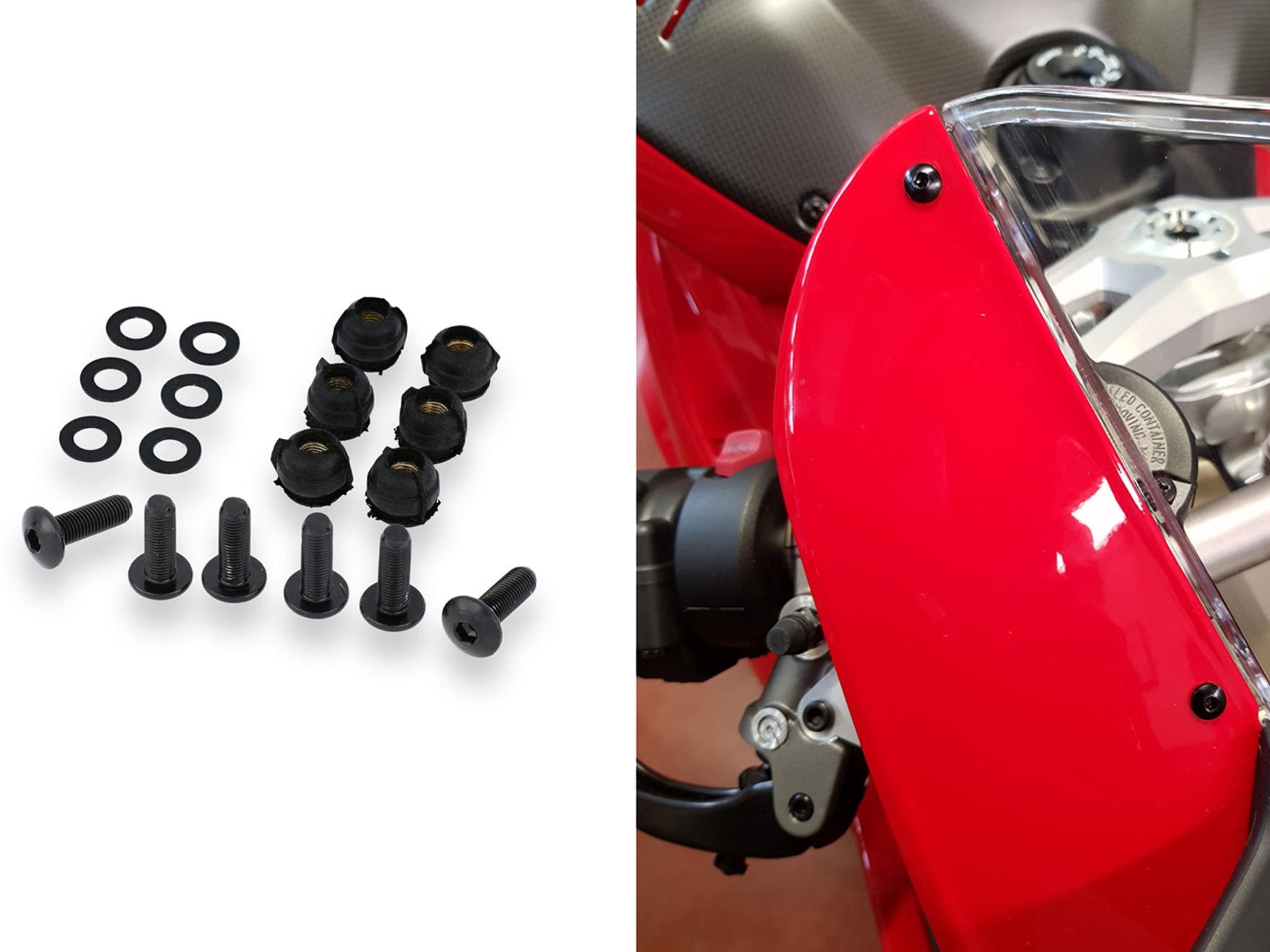 KV435 - CNC RACING Ducati Panigale V4 / V2 (18/24) Screen Bolts Kit – Accessories in the Motodeal Motorcycle Aftermarket Accessories and Parts Online Shop