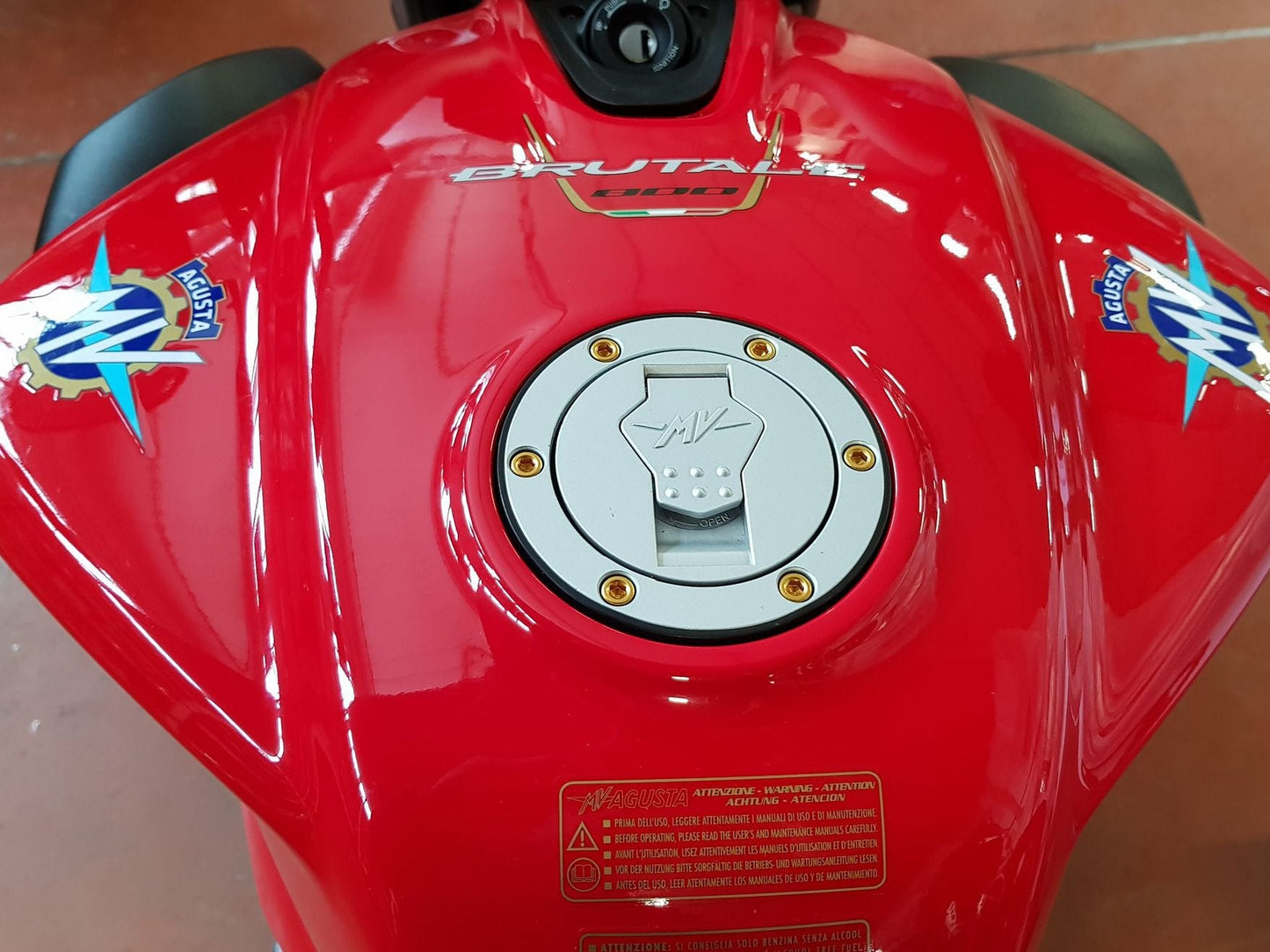 KV438 - CNC RACING MV Agusta Fuel Tank Cap Bolts kit – Accessories in the Motodeal Motorcycle Aftermarket Accessories and Parts Online Shop