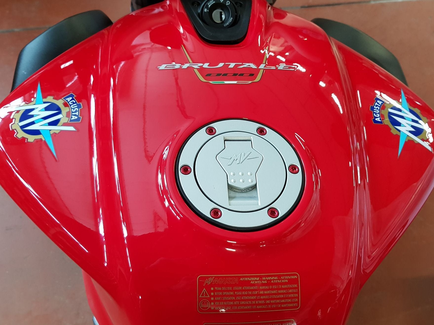 KV438 - CNC RACING MV Agusta Fuel Tank Cap Bolts kit – Accessories in the Motodeal Motorcycle Aftermarket Accessories and Parts Online Shop