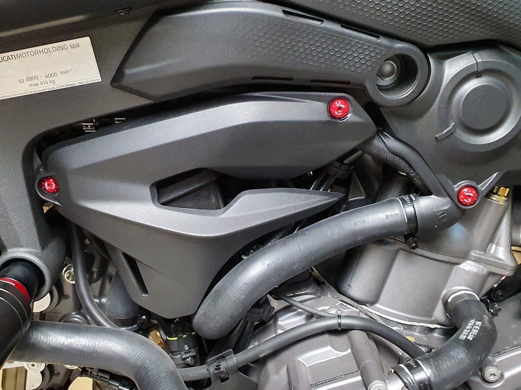 KV472 - CNC RACING Ducati Monster 950 (2021+) Engine Cover & Expansion Tank Screws – Accessories in the Motodeal Motorcycle Aftermarket Accessories and Parts Online Shop