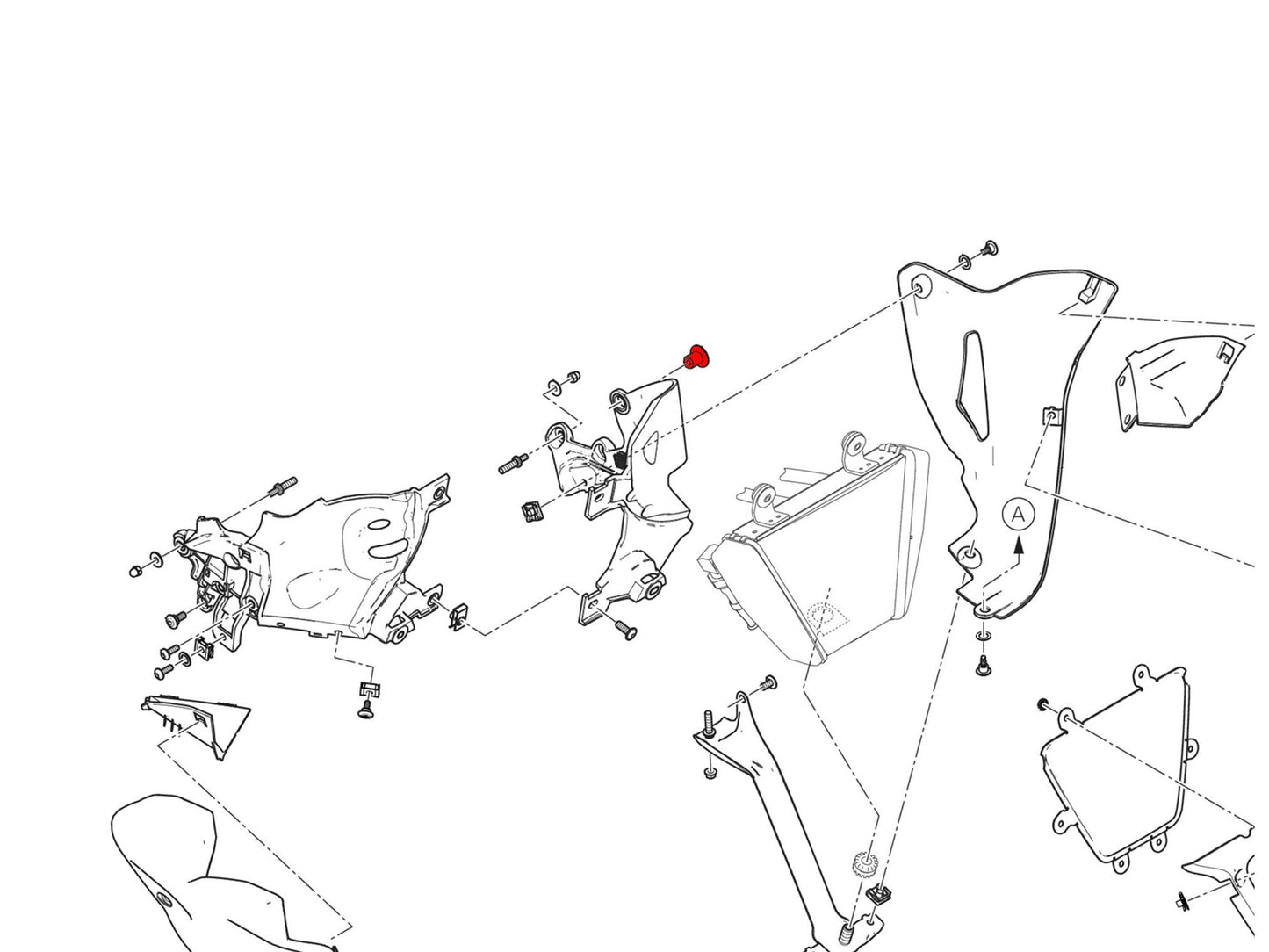 KV481 - CNC RACING Ducati Diavel V4 (2023+) Belly Pan Support Screw (left side) – Accessories in the Motodeal Motorcycle Aftermarket Accessories and Parts Online Shop