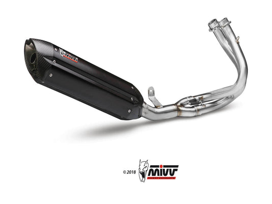 MIVV K.029 KAWASAKI ER-6N / F ( 2012 / 16 ) Full System Exhaust "Suono" (black; approved) – Accessories in the 2WheelsHero Motorcycle Aftermarket Accessories and Parts Online Shop