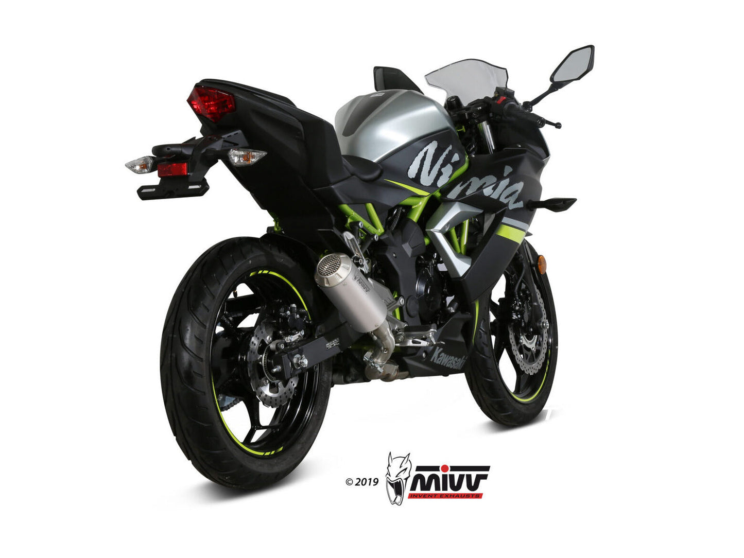 MIVV K.048 KAWASAKI NINJA 125 ( 2019+ ) Slip On Exhaust "MK3" (stainless steel; not approved) – Accessories in the 2WheelsHero Motorcycle Aftermarket Accessories and Parts Online Shop