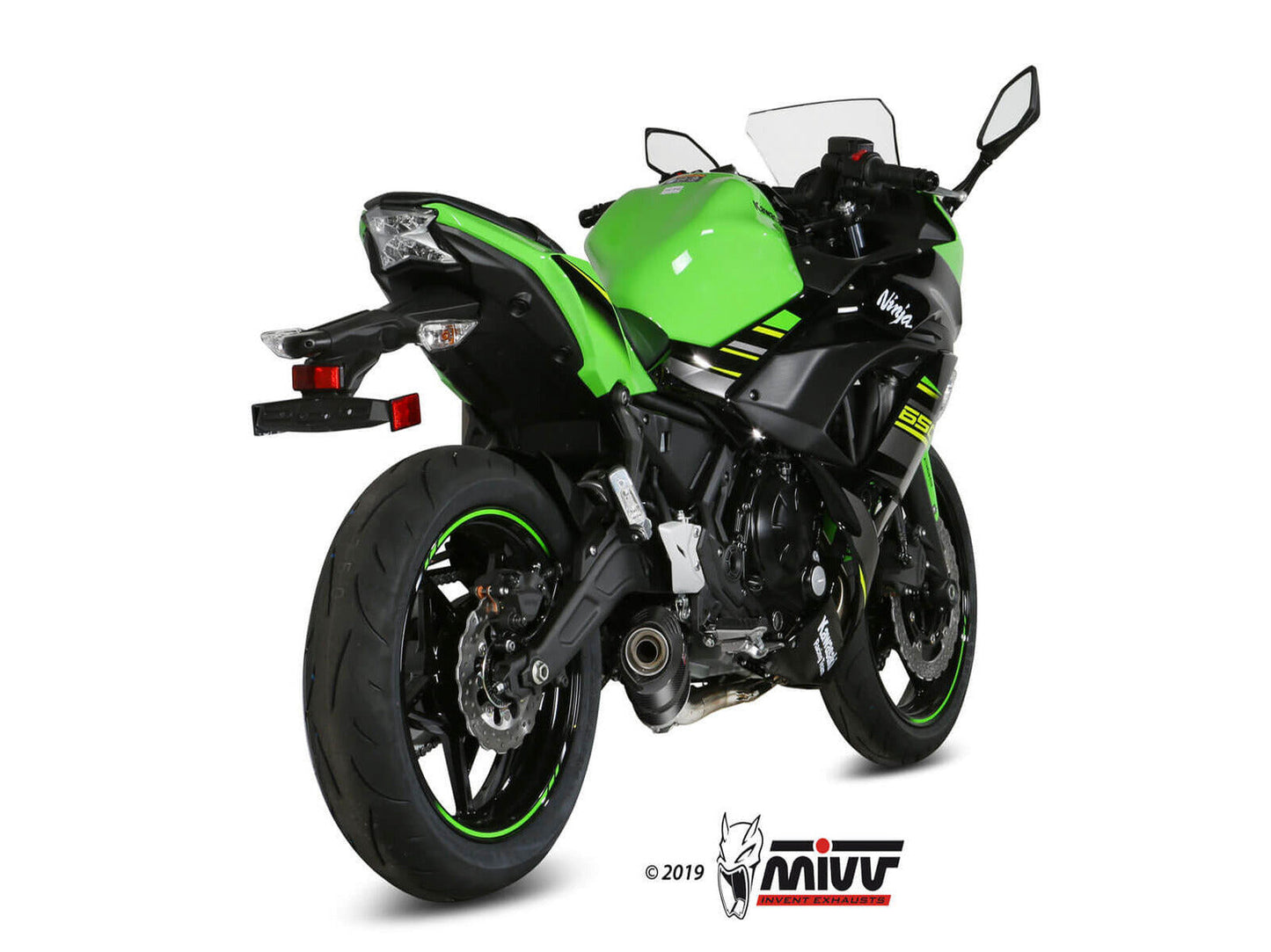 MIVV K.044 KAWASAKI NINJA 650 / Z 650 ( 2017 / 23 ) Full System Exhaust "Oval" (carbon + cap; approved) – Accessories in the 2WheelsHero Motorcycle Aftermarket Accessories and Parts Online Shop