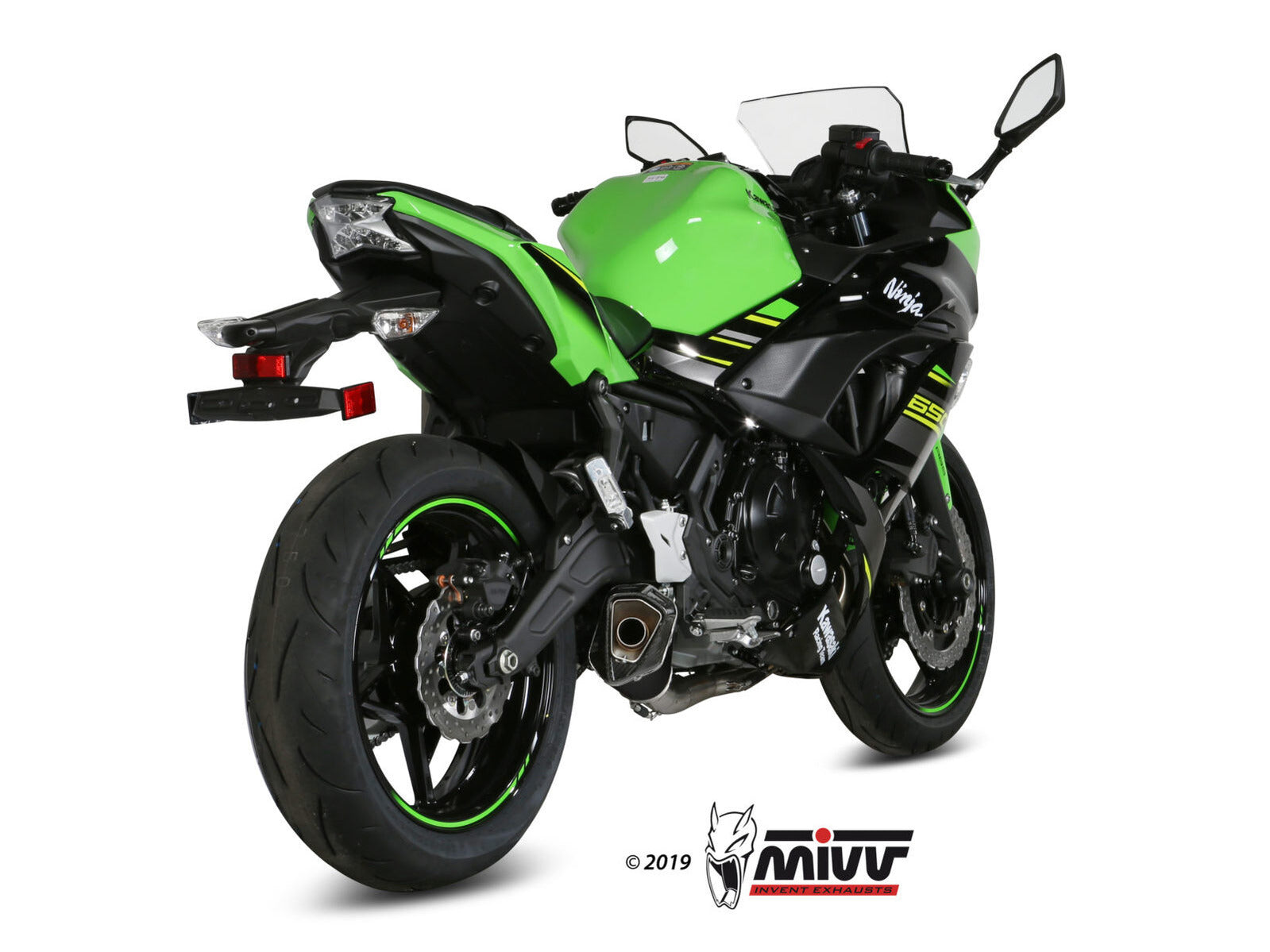 MIVV K.044 KAWASAKI NINJA 650 / Z 650 ( 2017 / 23 ) Full System Exhaust "Delta Race" (black; approved) – Accessories in the 2WheelsHero Motorcycle Aftermarket Accessories and Parts Online Shop