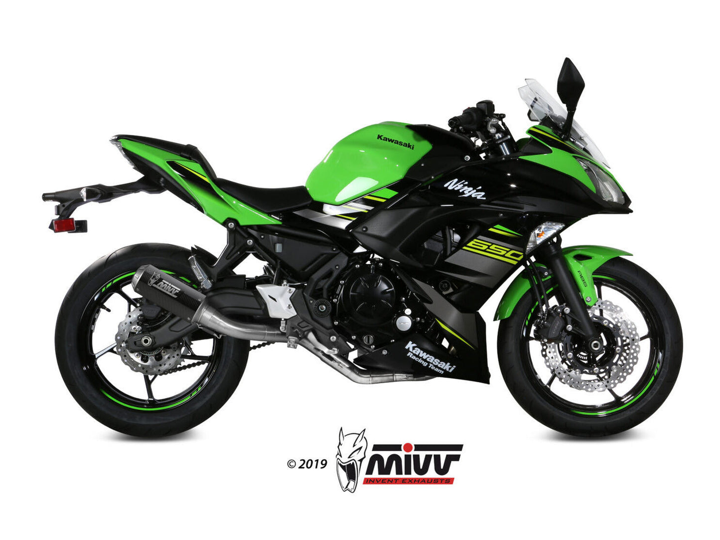 MIVV K.044 KAWASAKI NINJA 650 / Z 650 ( 2017 / 23 ) Full System High Exhaust "MK3" (carbon; not approved) – Accessories in the 2WheelsHero Motorcycle Aftermarket Accessories and Parts Online Shop